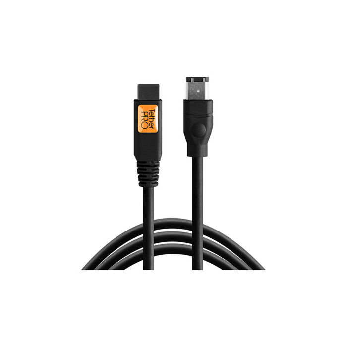TETHERTOOLS CABLE FIREWIRE 800/400 4,6m NEGRO