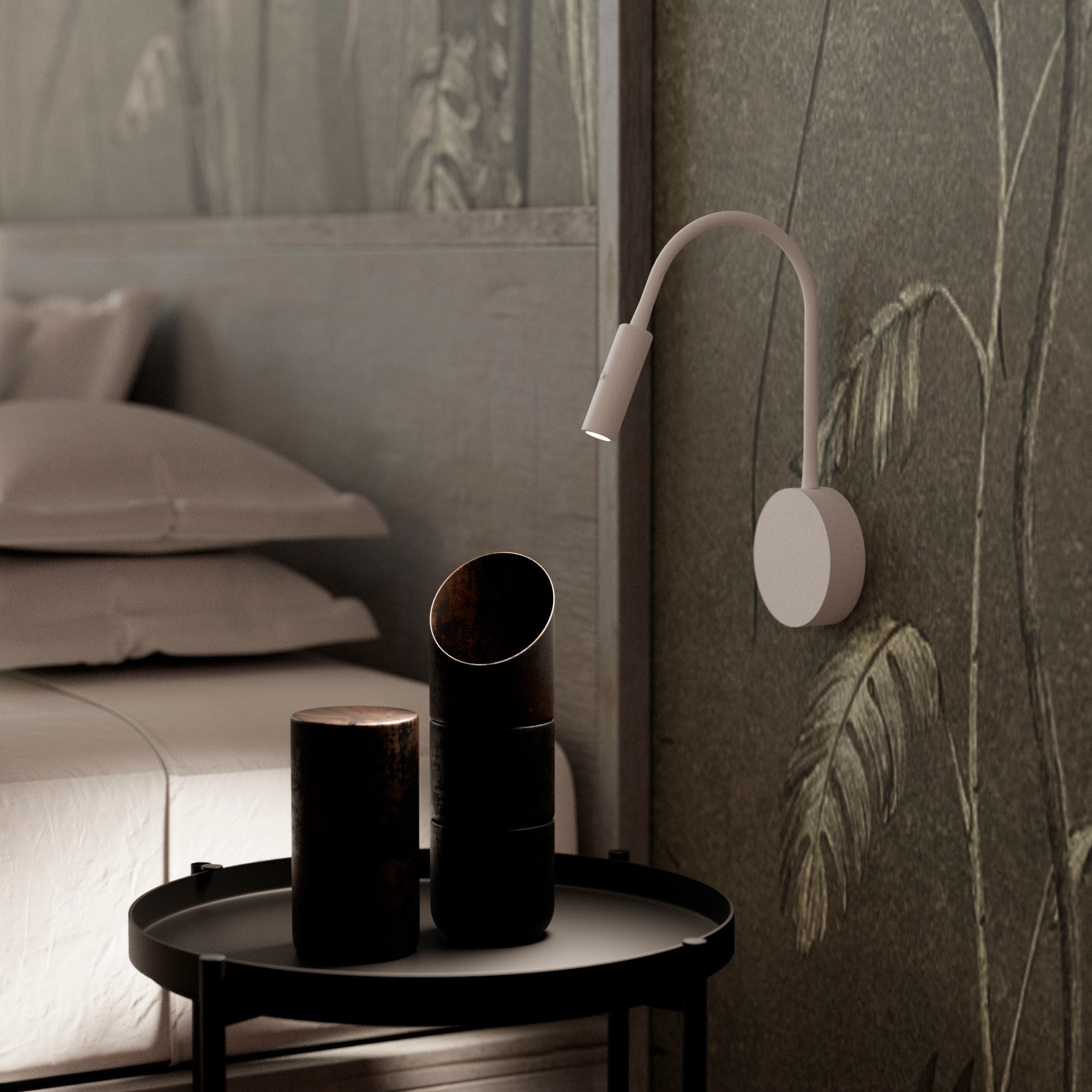 Sulion Leo Aplique de metal blanco 10x53cm - LEO 167301