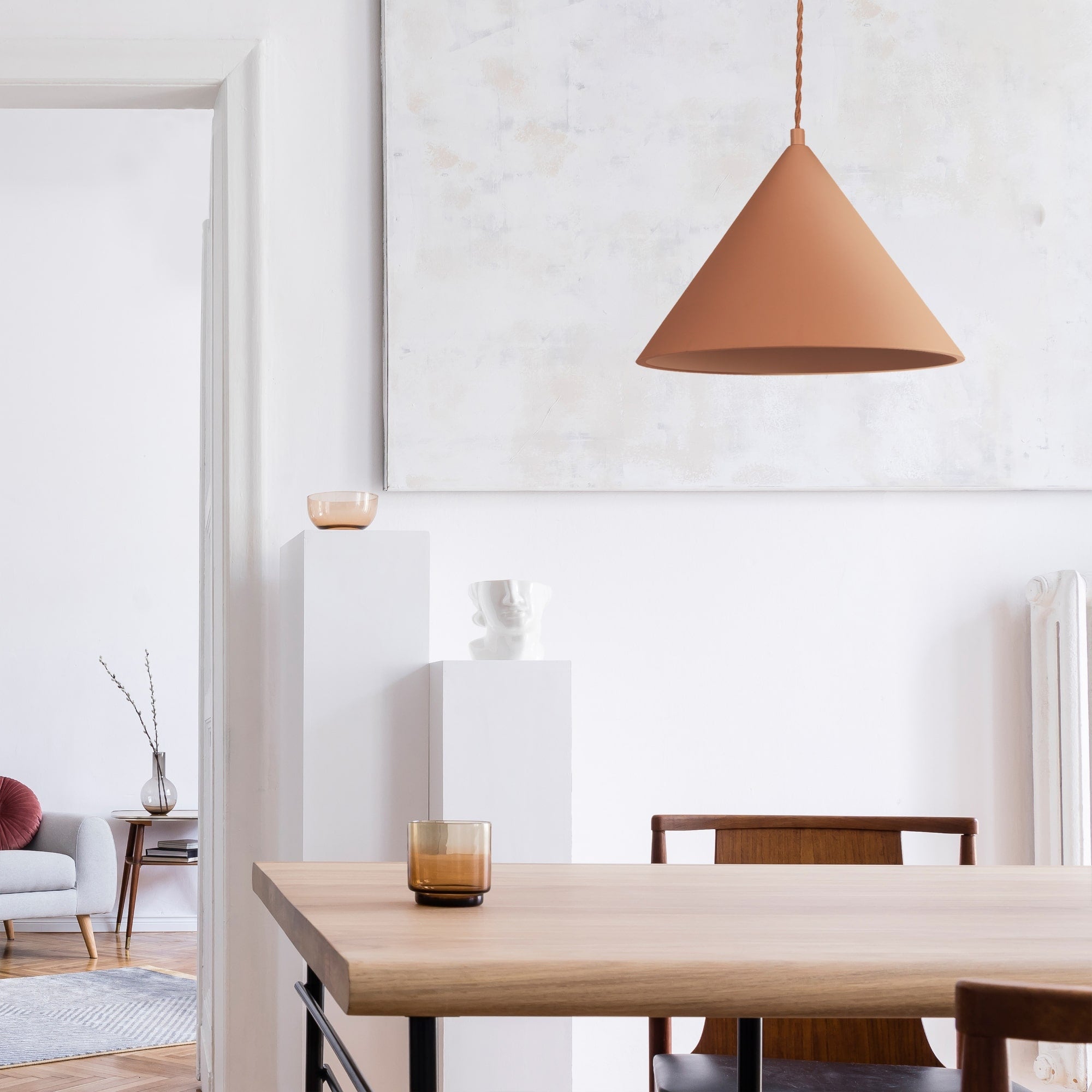 Sulion Vilma Lámpara de techo de yeso color arcilla - VILMA 200800