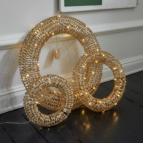 Set de 3 coronas LED Antorino