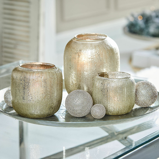 Set de 3 portavelas Clioneth