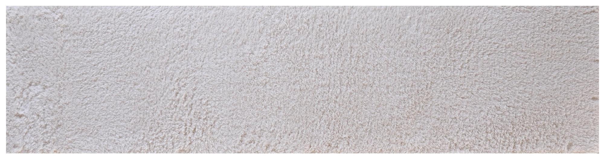 DKD Home Decor Alfombra Moderna de Poliéster Marfil Plateado 240 x 60 x 3 cm