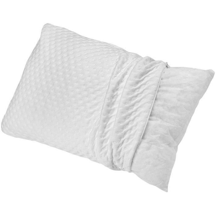 Toison D'Or AUC3045051428141 Almohada viscoelástica Memotec Suave Confort 40x60cm Blanco