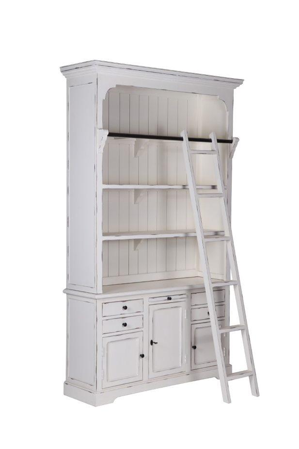 DKD Home Decor Estantería Alpino Blanco 38x234x137 cm de MDF con 5 Cajones y 3 Puertas, Desmontable