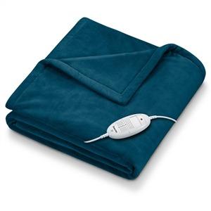 Beurer HD-75 OCEAN Manta Eléctrica de Tacto Suave, 6 Niveles de Temperatura, Sistema BSS