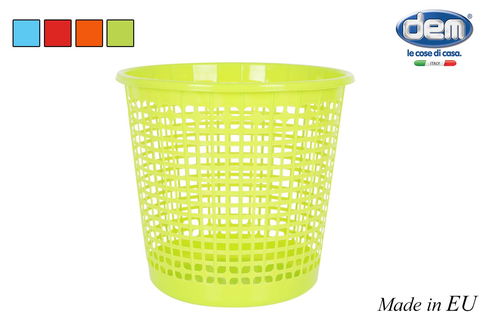 Dem Papelera de Oficina 27x25.5 cm Colores Surtidos (12 Unidades)