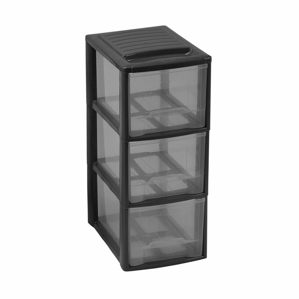 Mondex Organizador 3 cajones grandes mini empire A5, 19x26x46cm, plástico
