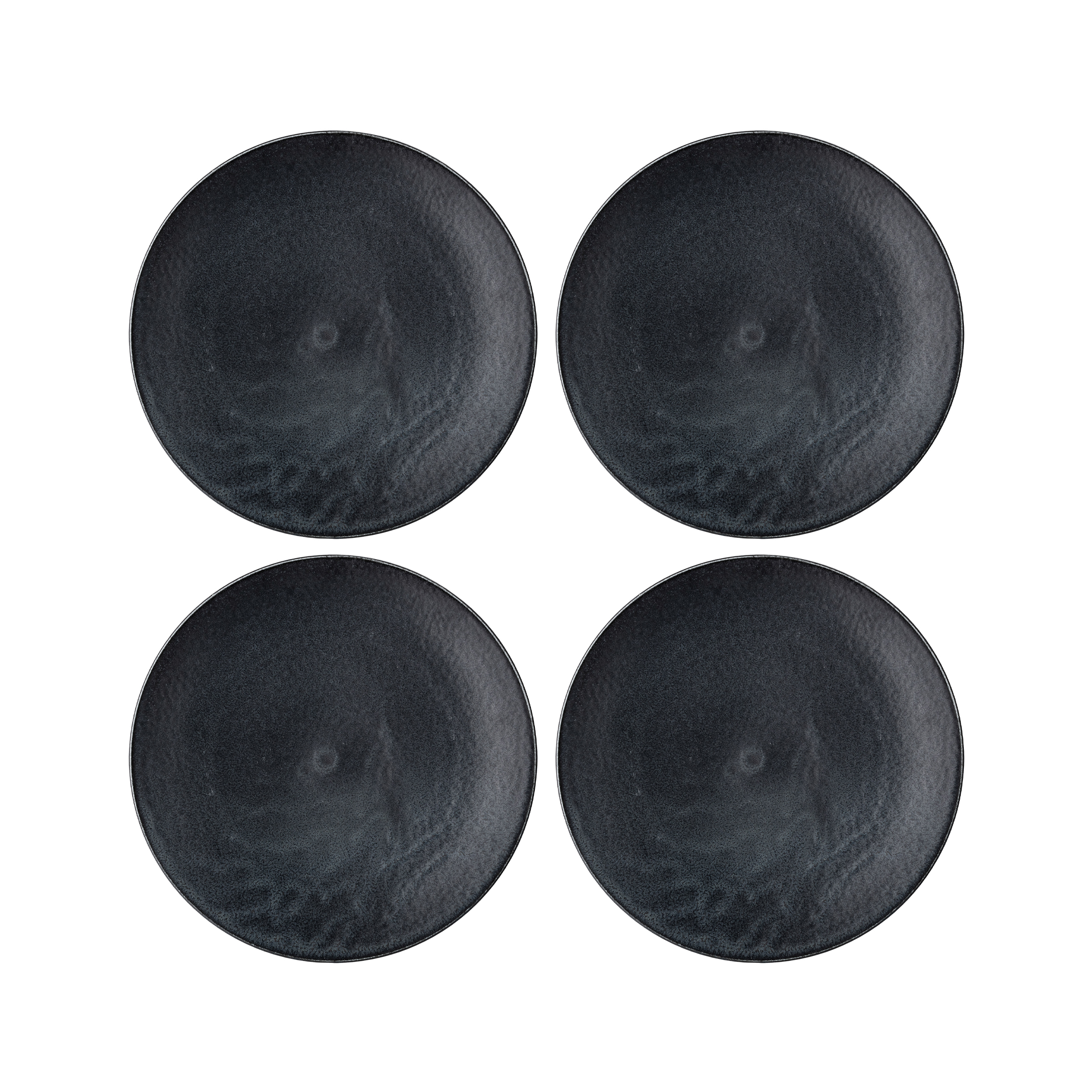 4 Platos Yoko 27,5 cm negro