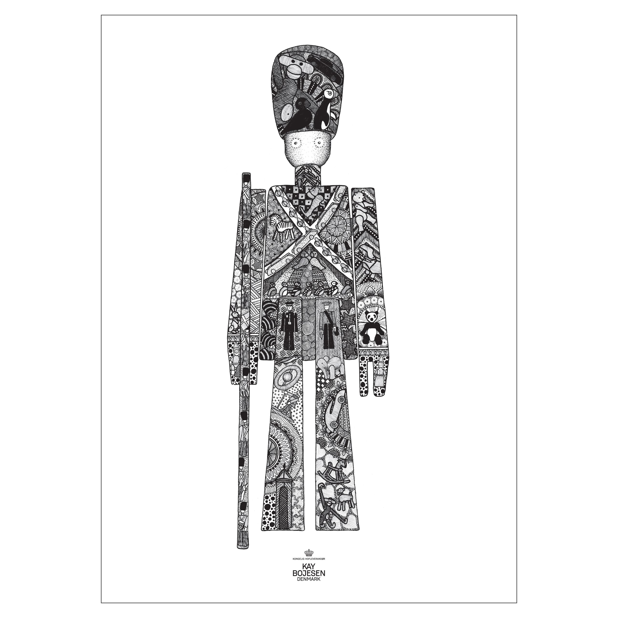 Lámina Kay Bojesen soldado 50x70 cm