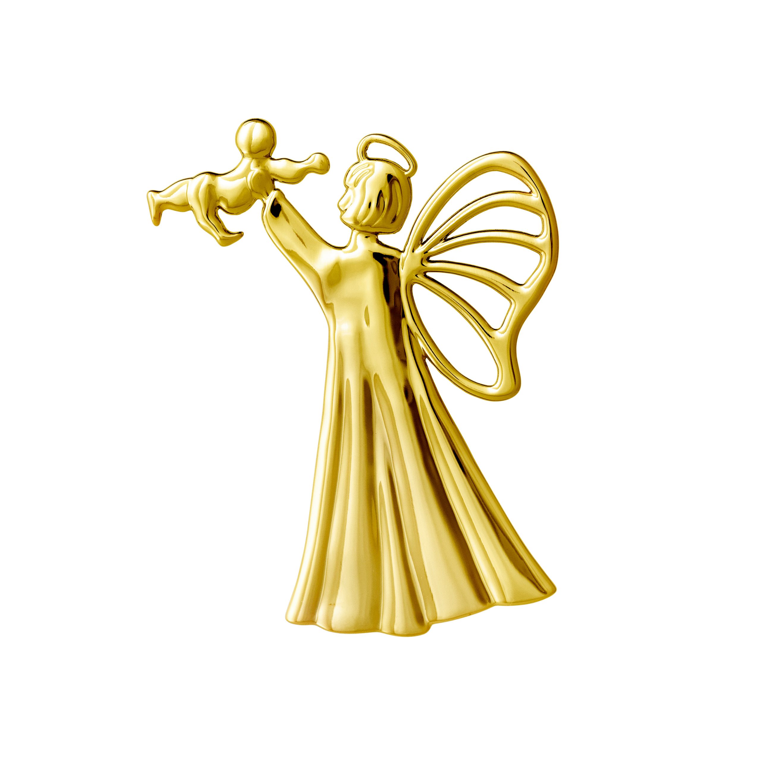 Colgante de navidad Karen Blixen Angel & Niño Dorado