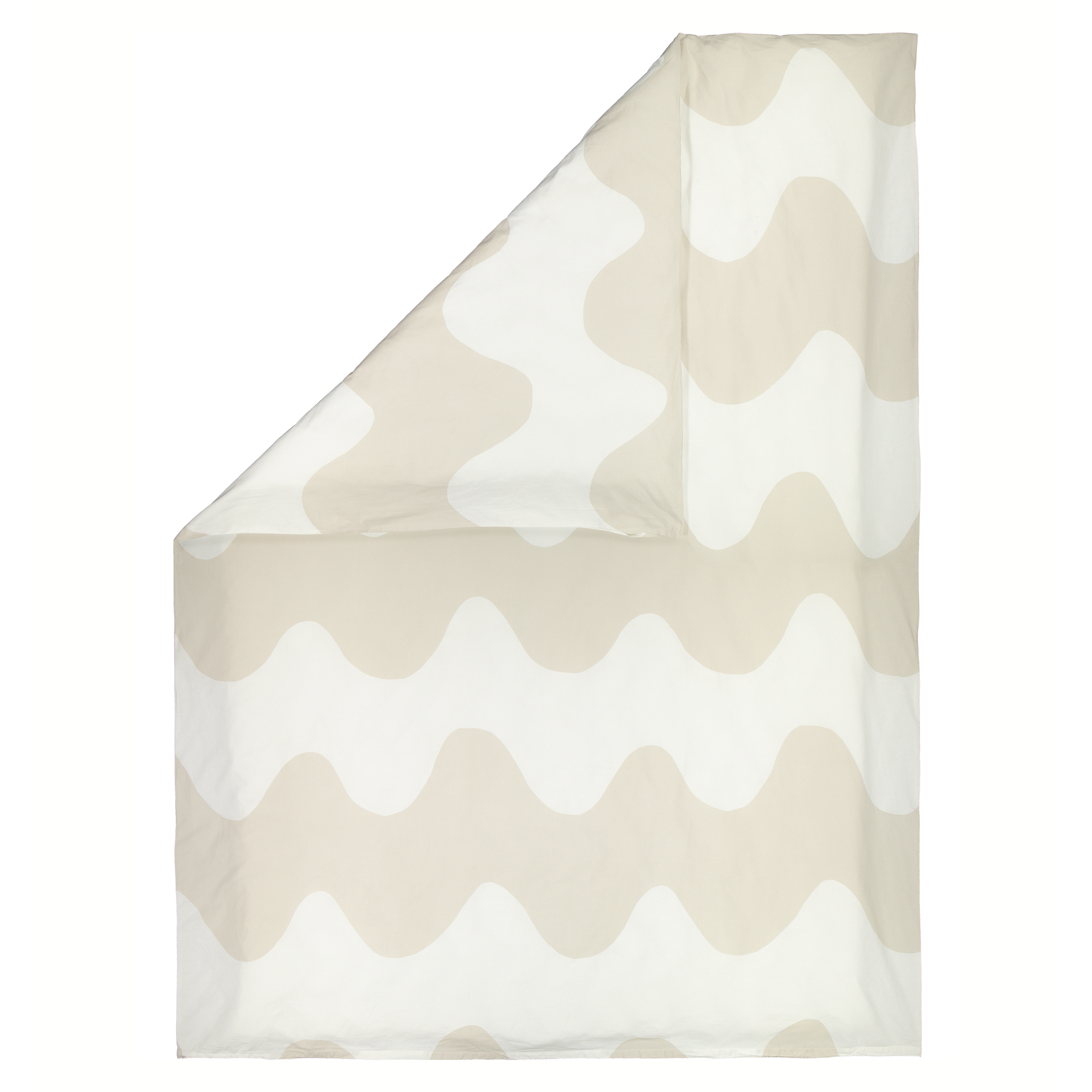 Funda nórdica Lokki 150x210 cm Beige-blanco