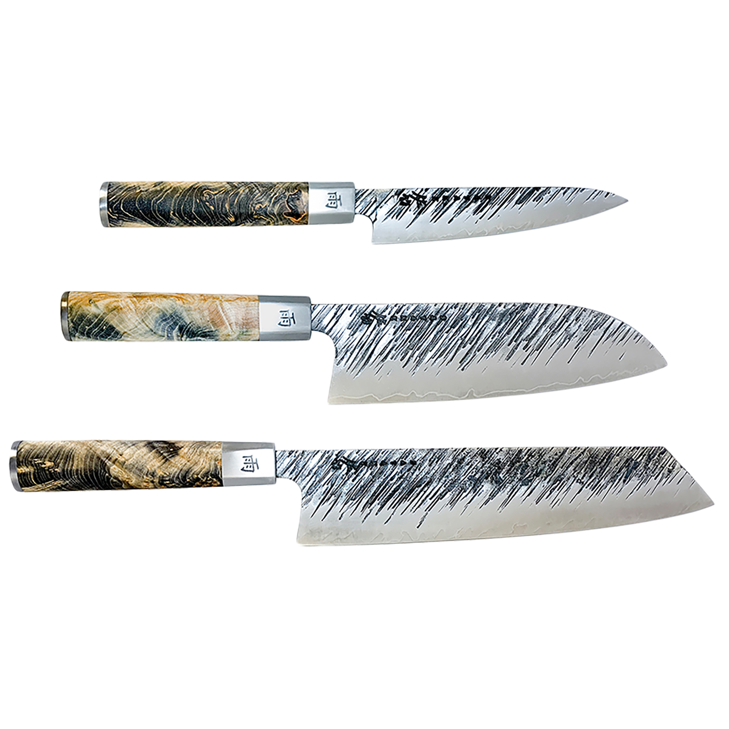 Set de cuchillos de cocina Satake Ame 3 piezas