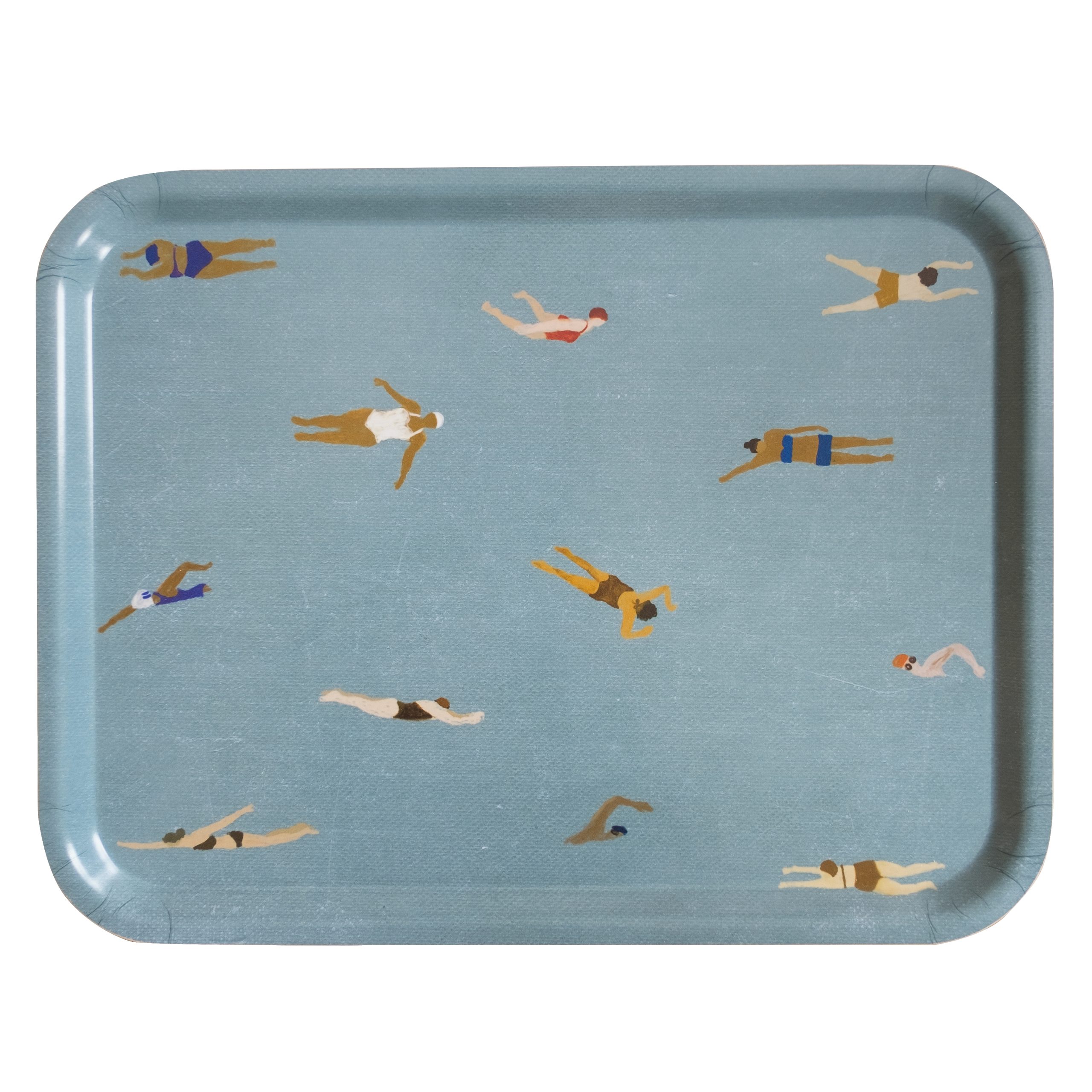 Bandeja Swimmers 33x43 cm azul