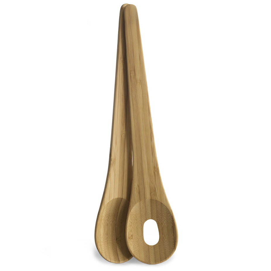 Cubiertos de ensalada Nature bambú