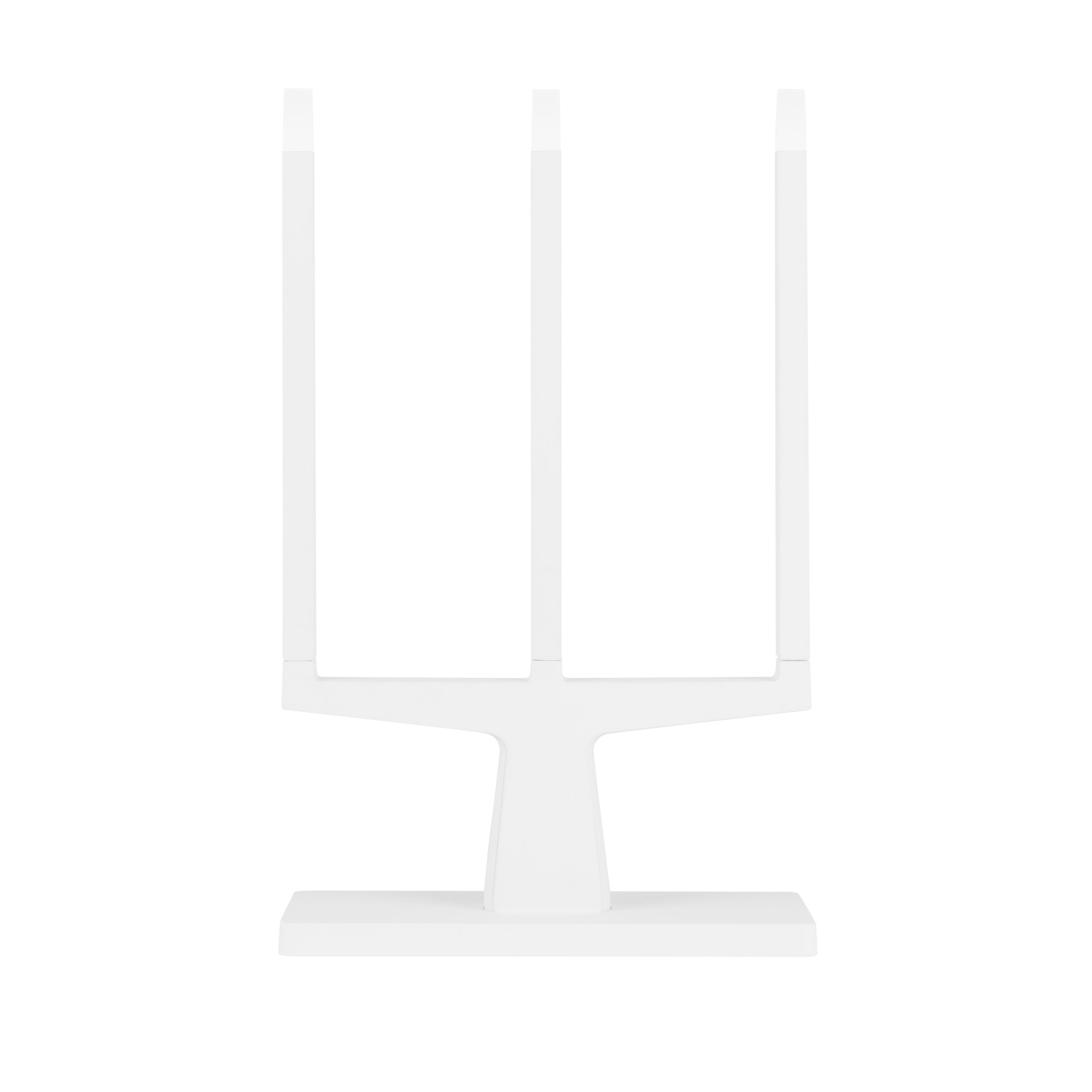 Candelabro de Adviento Adventure 3 brazos blanco