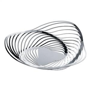Alessi ACO03 Trinity Cesto de Frutas en Acero Inoxidable 18/10, 33cm
