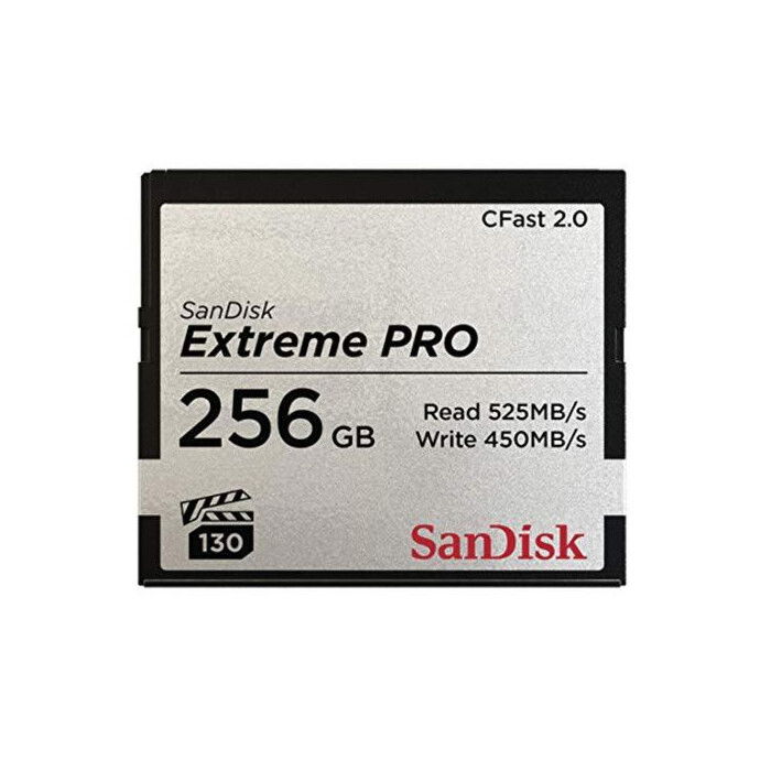 SANDISK TARJETA CFAST EXTREME PRO-256GB-515-525MB/S