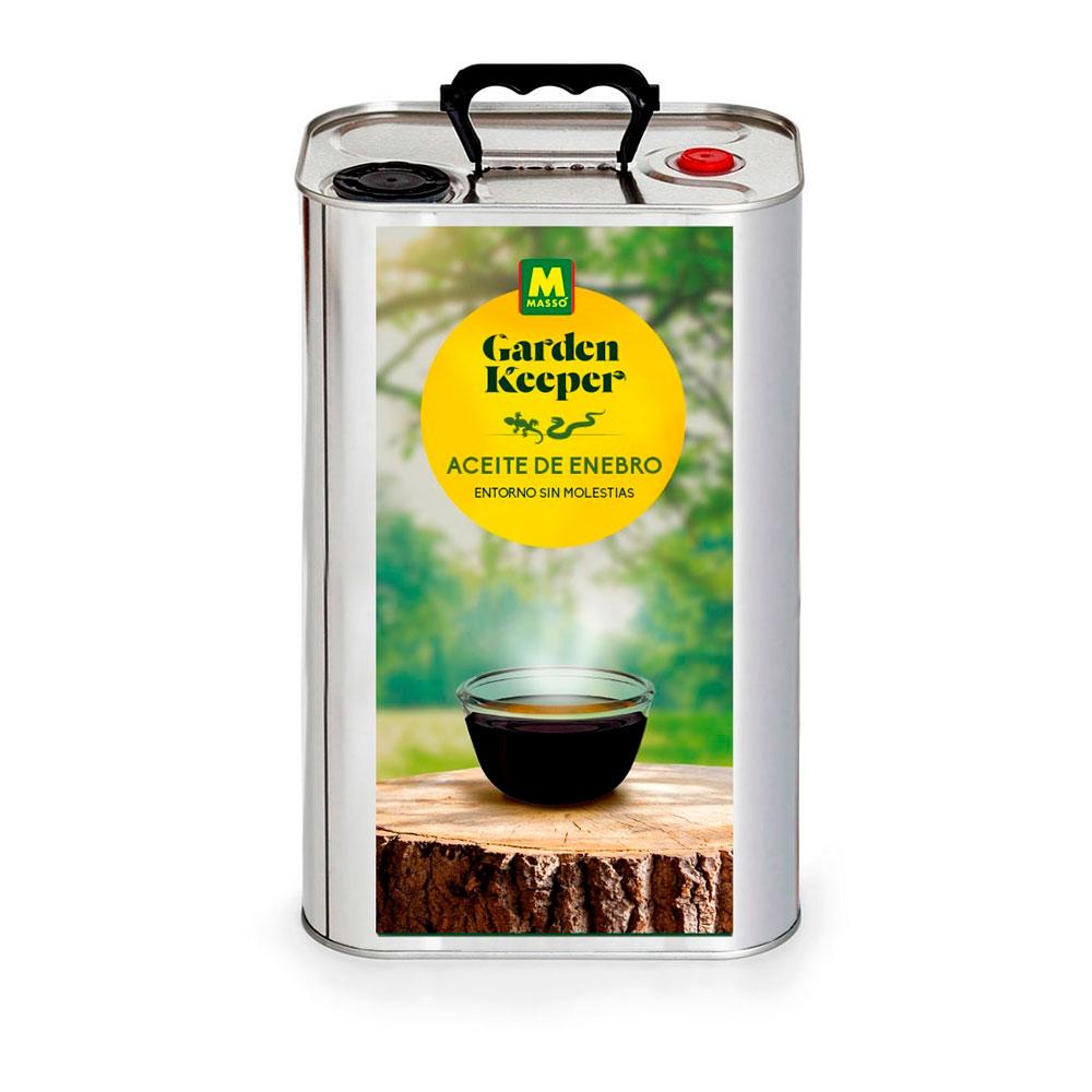 Massó Aceite de enebro repelente de serpientes 1 l - 231539, efecto ahuyentador por olor a humo, ideal para jardines y huertos