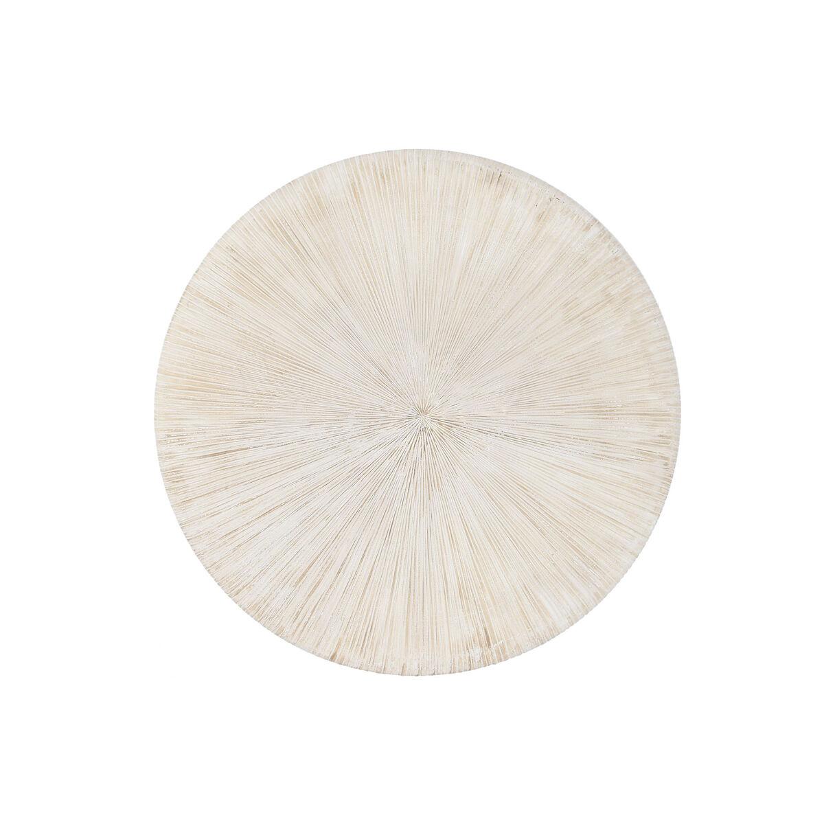 Decoración de Pared Home ESPRIT Blanco Indio Acabado envejecido 120 x 5 x 120 cm