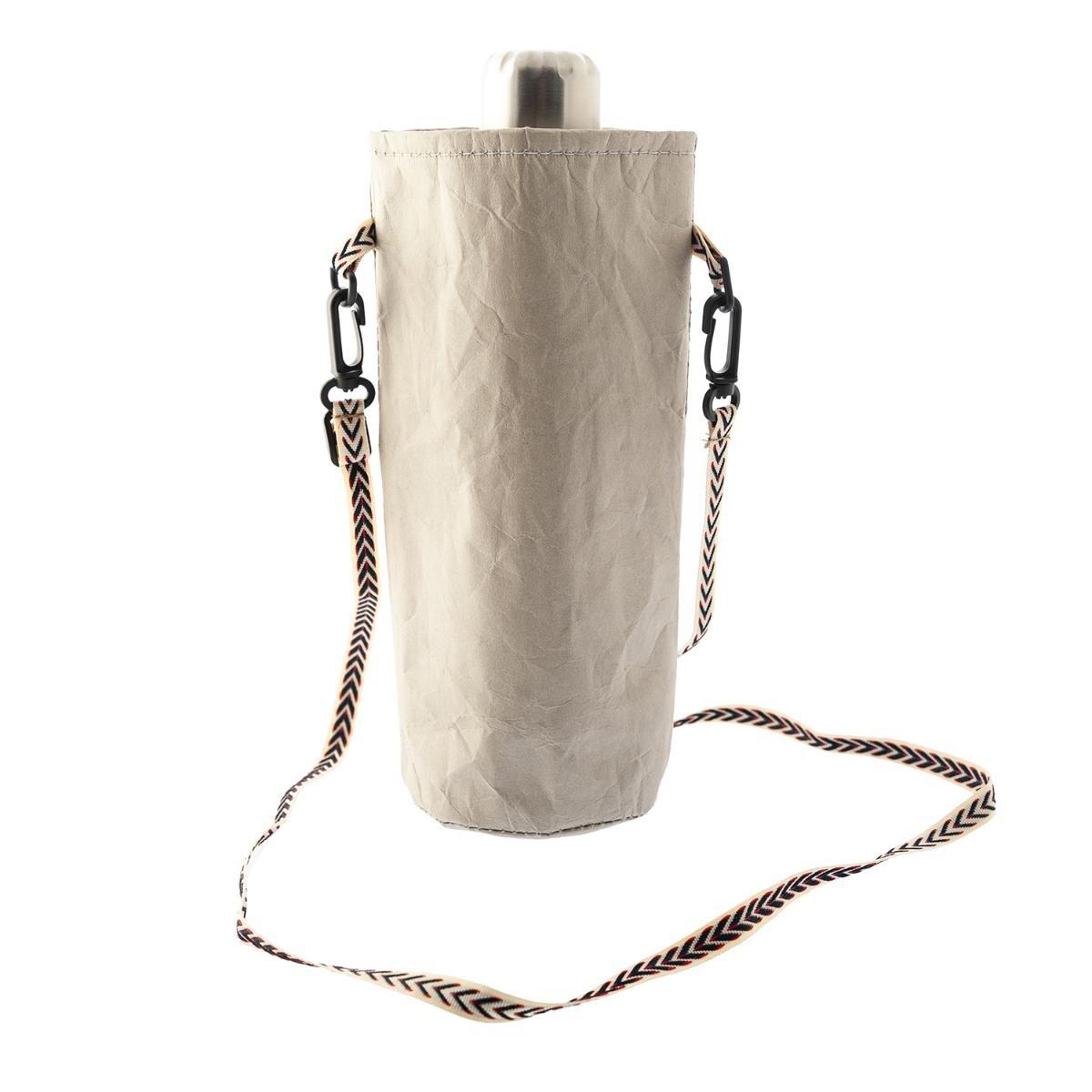 Koala Bolsa Térmica Kraft Eco Friendly Gris 24x9 cm - Pack de 6 Unidades Textil Reutilizable, Higiénica y Fácil Limpieza, Ideal para Alimentos