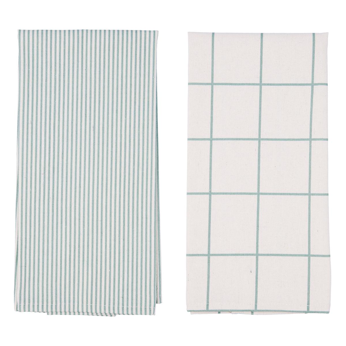 Vinthera Set 2 Paños de Cocina Okapi Bicolor Reciclado Textil con Sello Oeko-Tex 40x60 cm Larga Duración