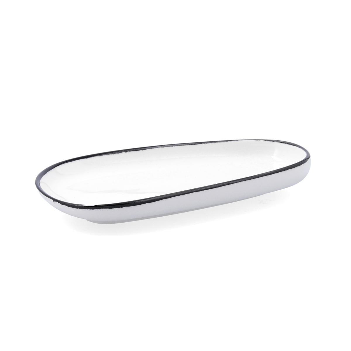 Plato Rectangular Porcelana Vital Filo Ariane 27 cm (8 Unidades)