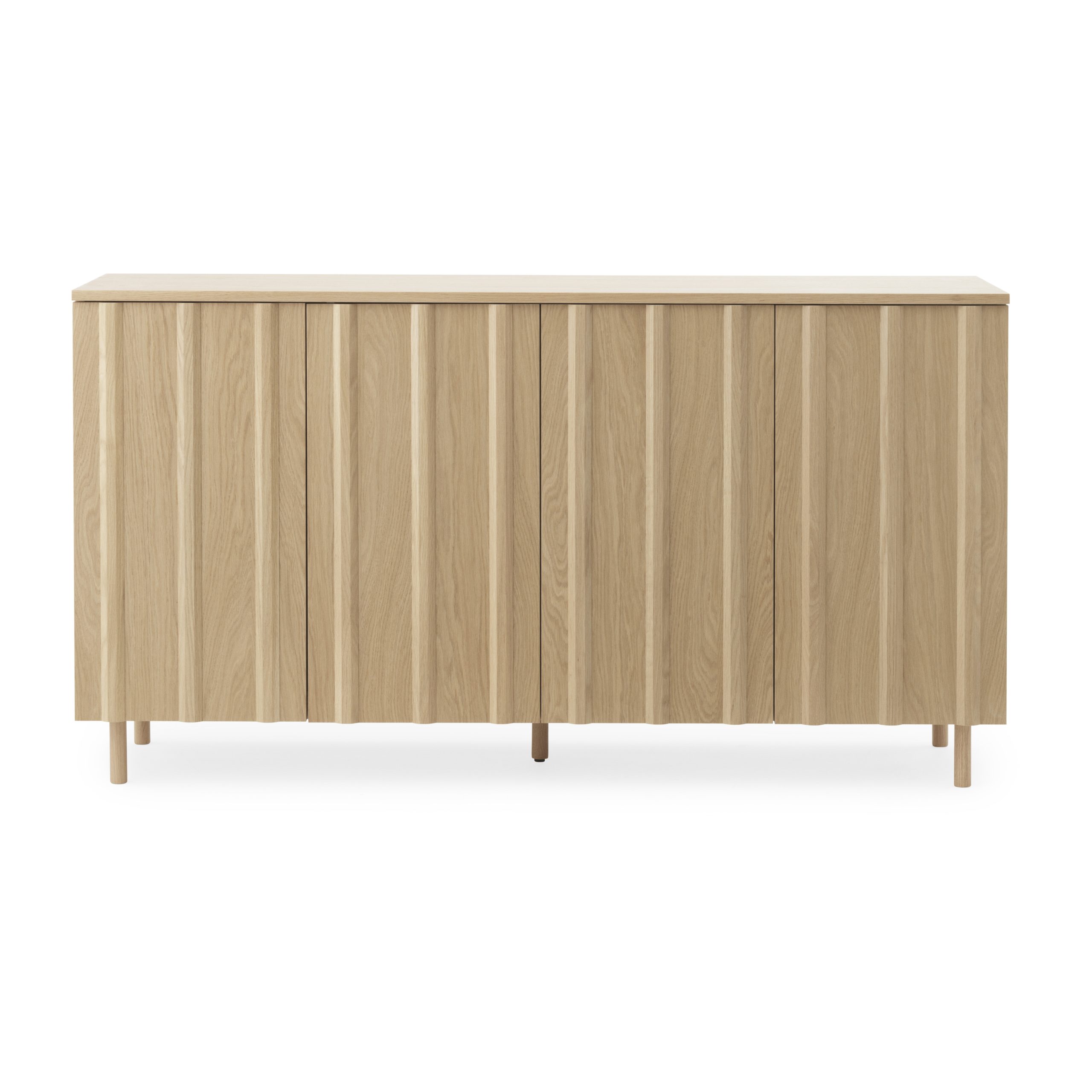 Mesa auxiliar Rib 45x159 cm Oak