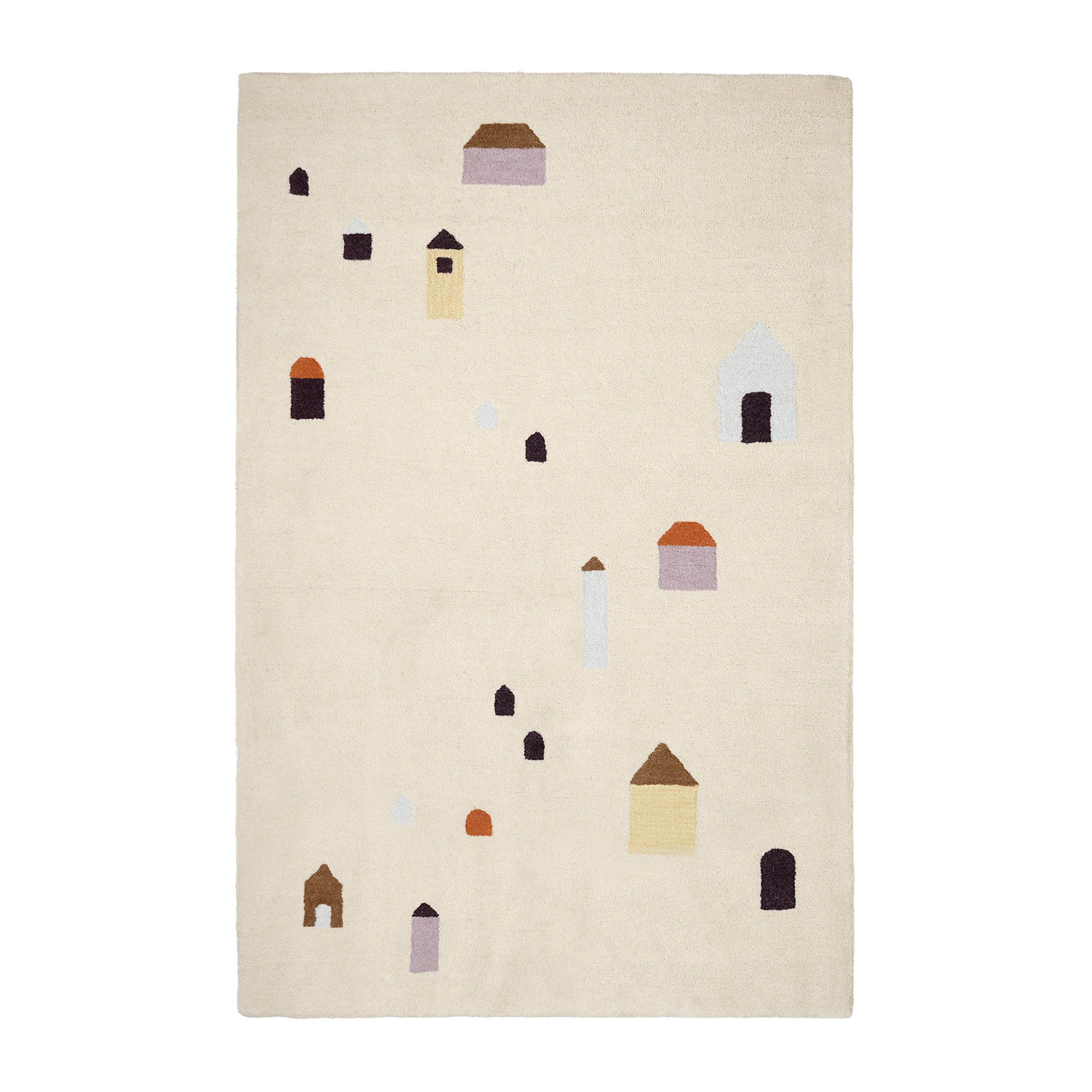 Alfombra de lana House 140x200 cm Light warm grey