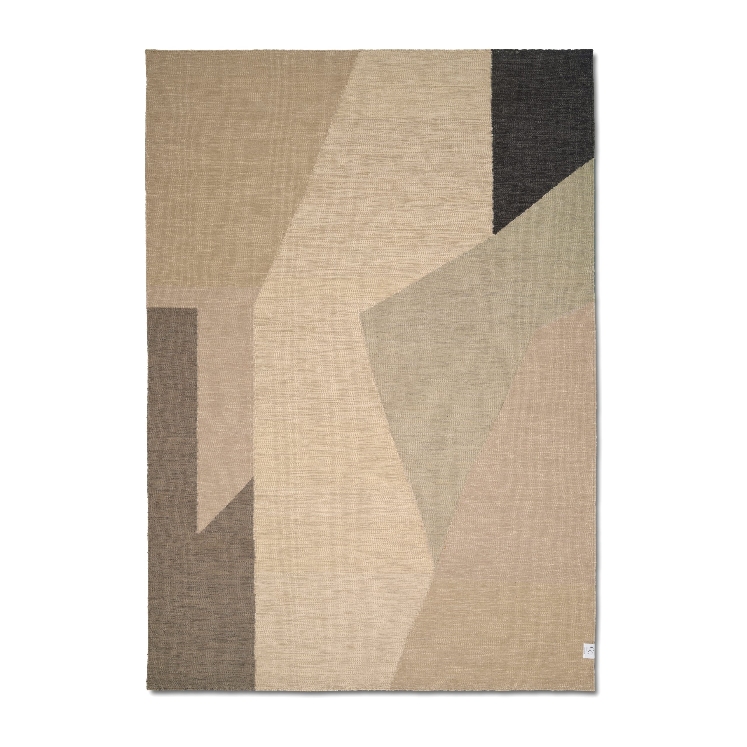 Alfombra de lana Cliff 170x230 cm Beige