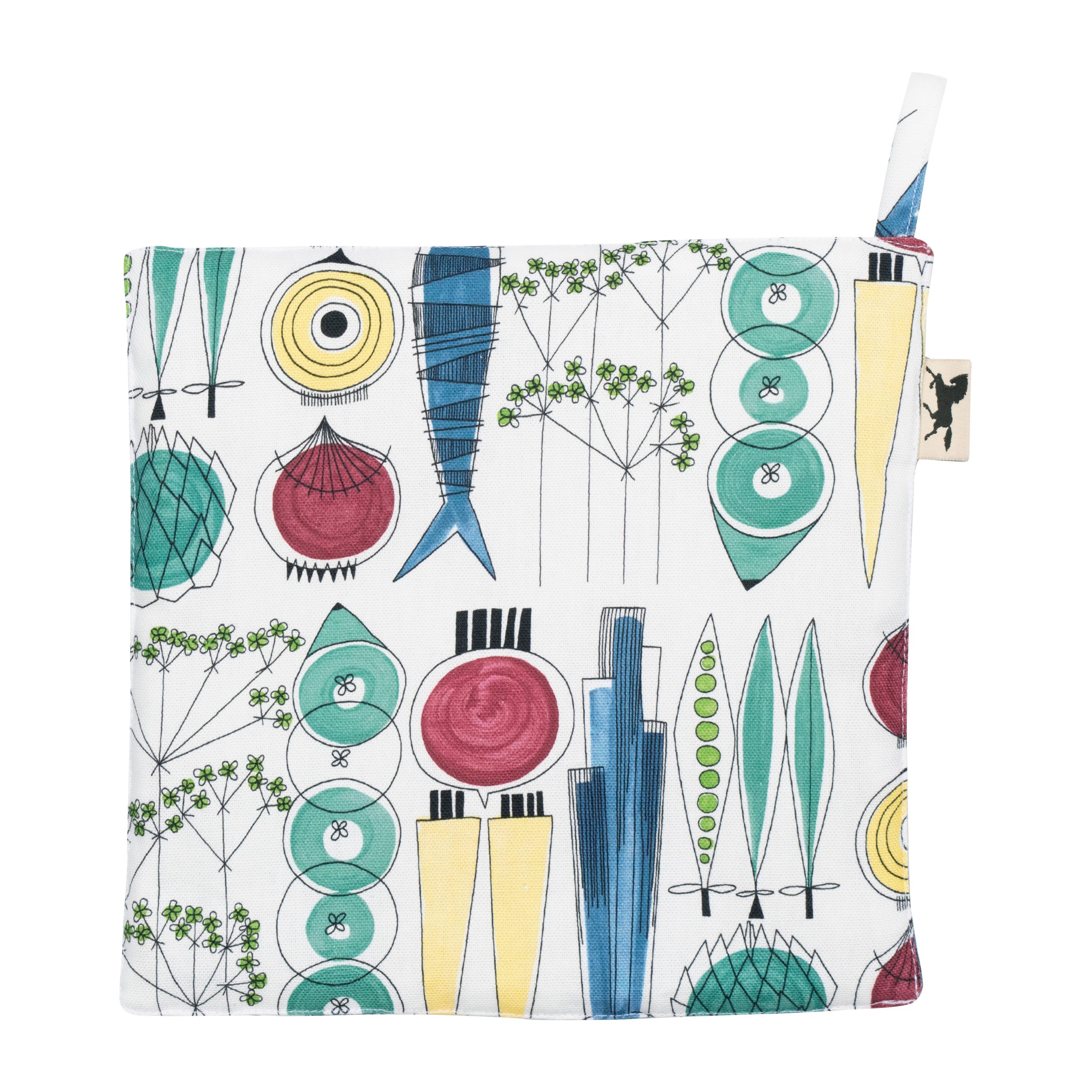 Agarrador Picknick 23x23 cm estampado pequeño Multi