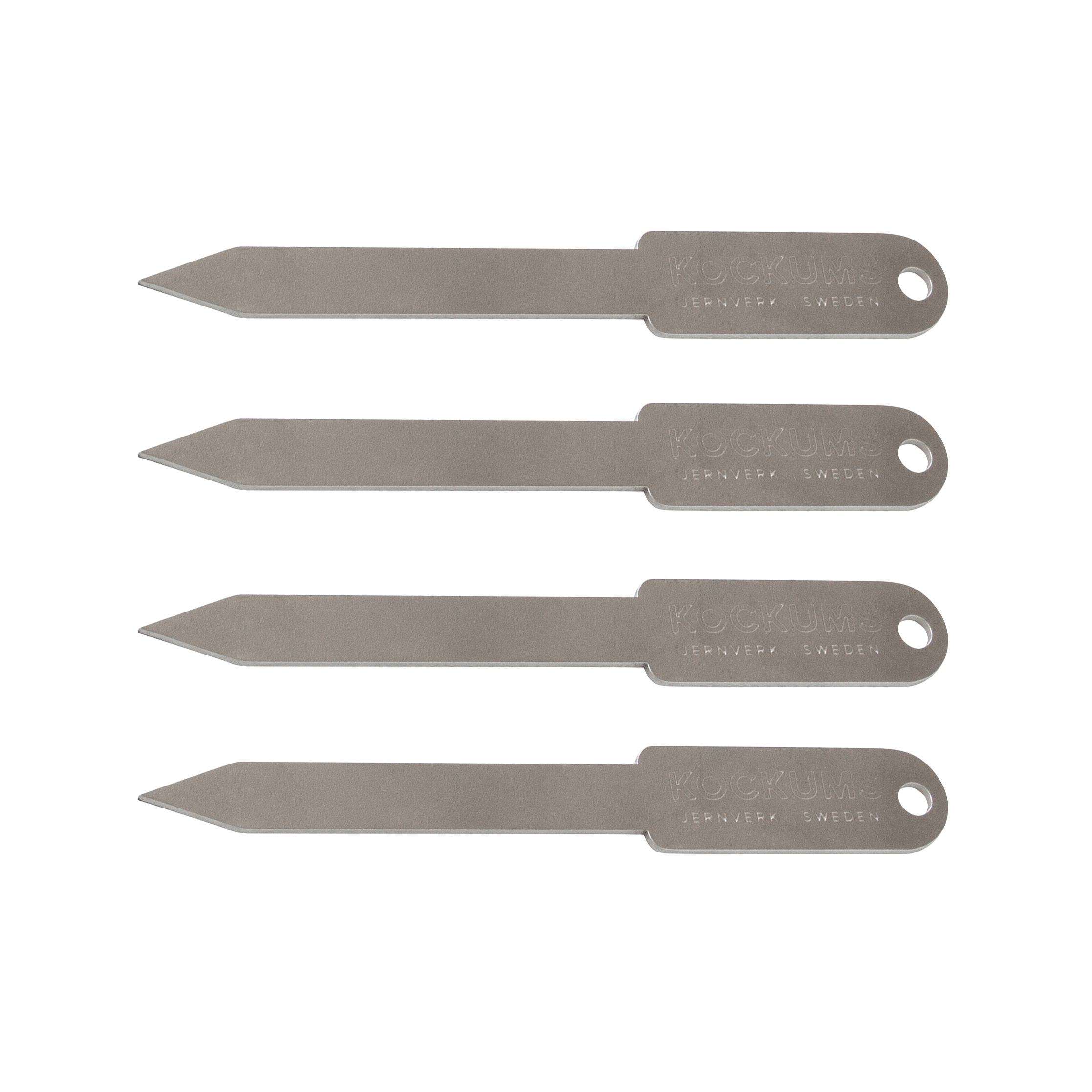 4 Palillos para hamburguesa Kockums Acero inoxidable