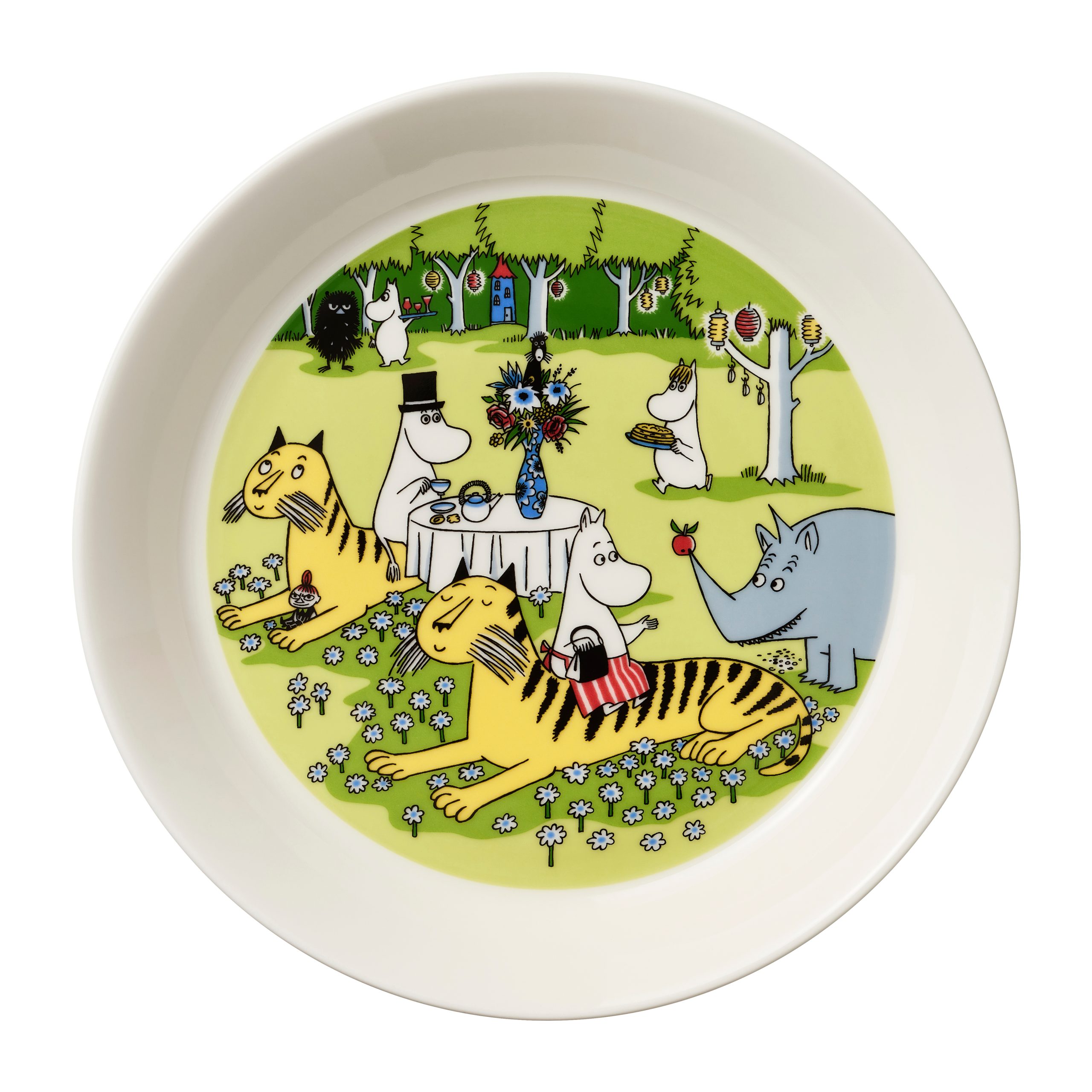 Plato Moomin 2023 Garden party Ø19 cm