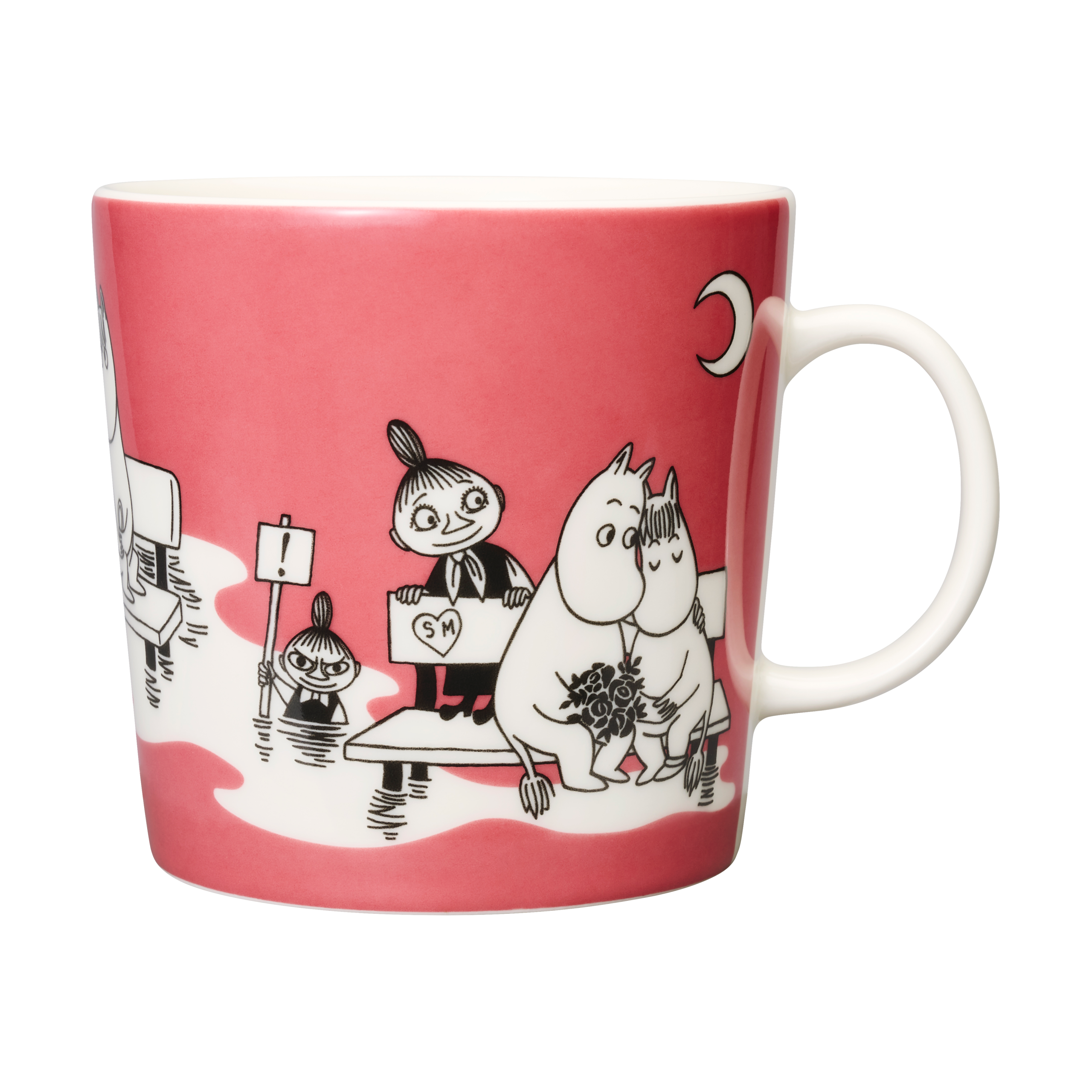 Taza Mumin rosa especial 40 cl