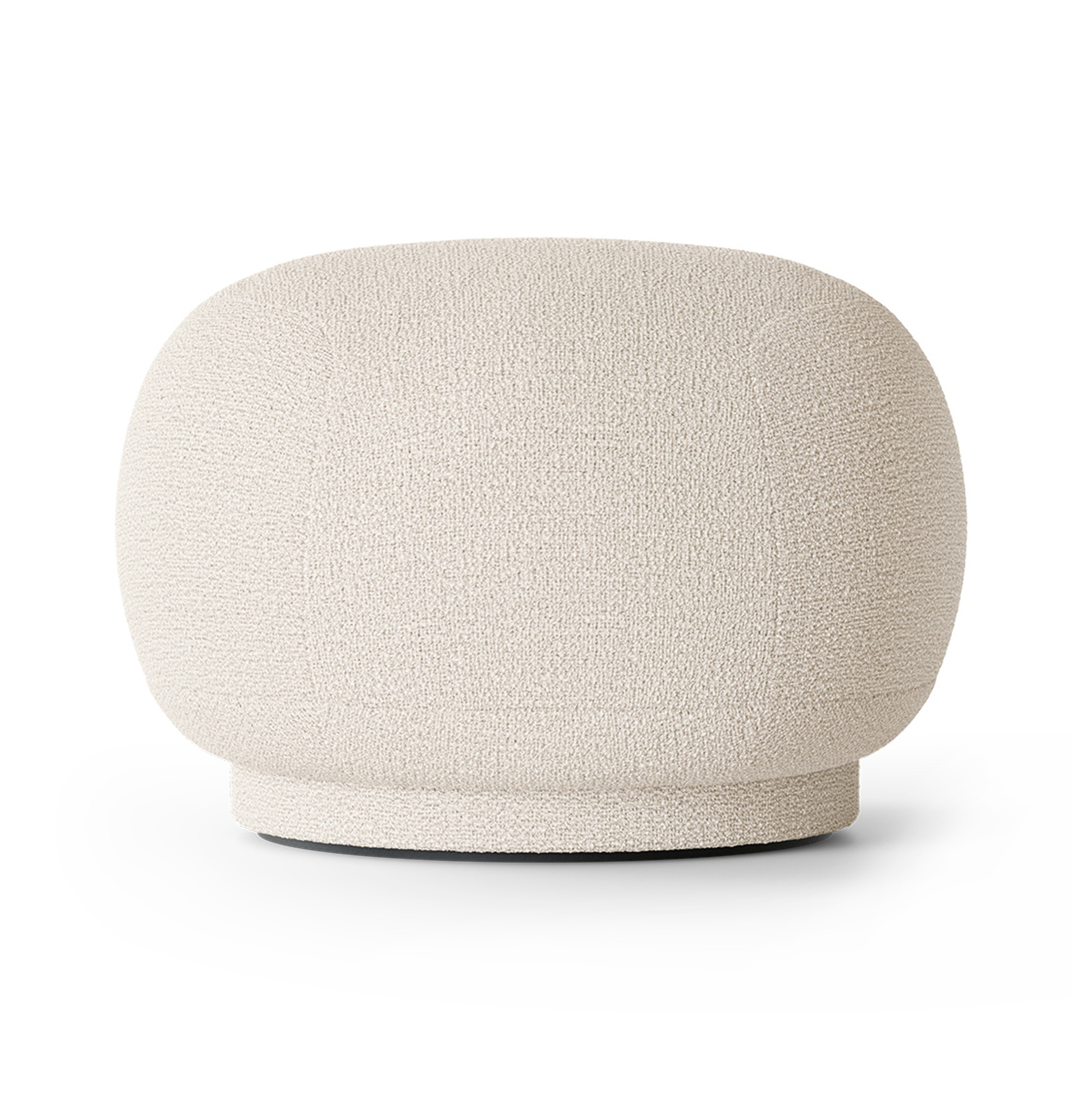 Asiento puff Rico pouf Bouclé offwhite