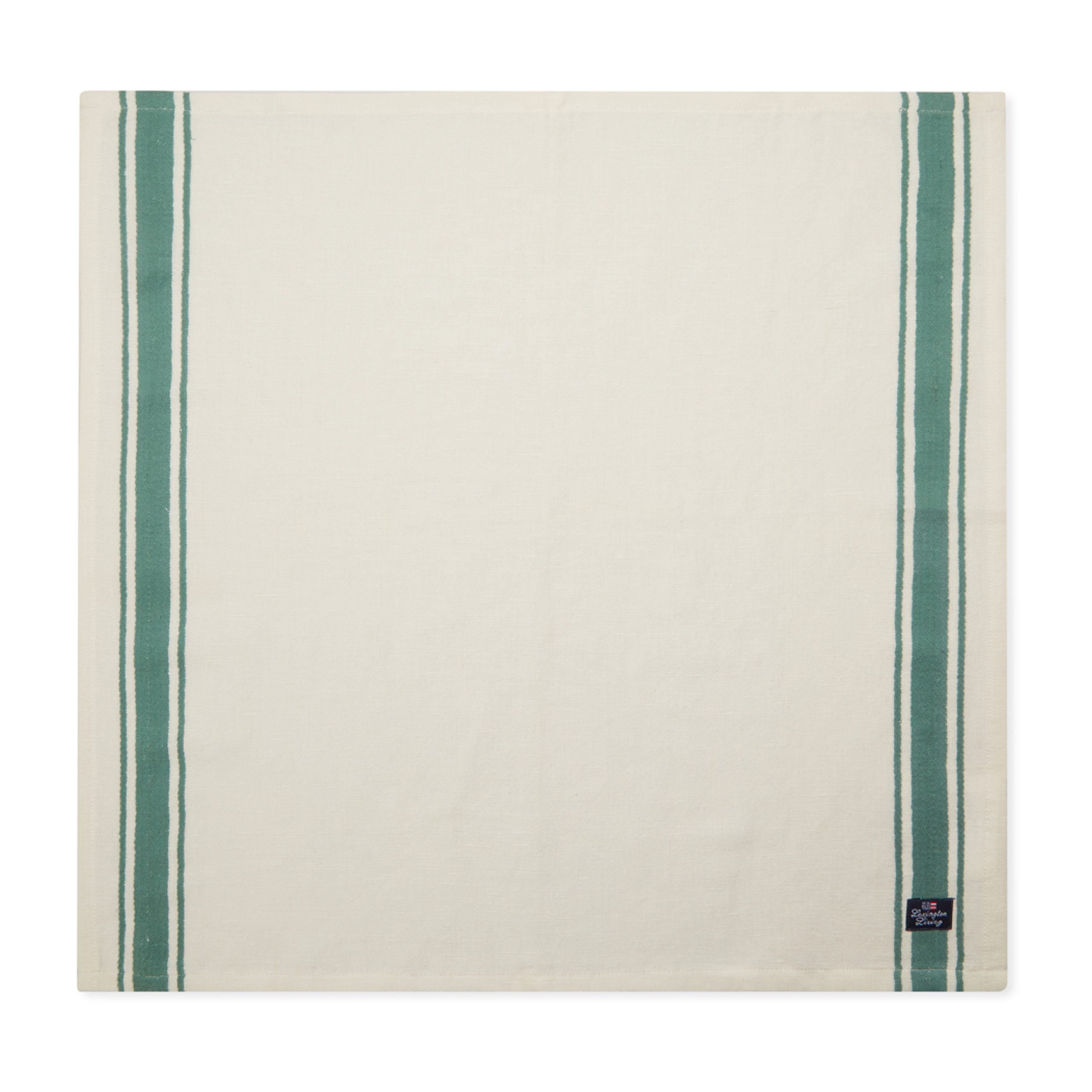 Servilleta de tela Side Stripes 50x50 cm verde
