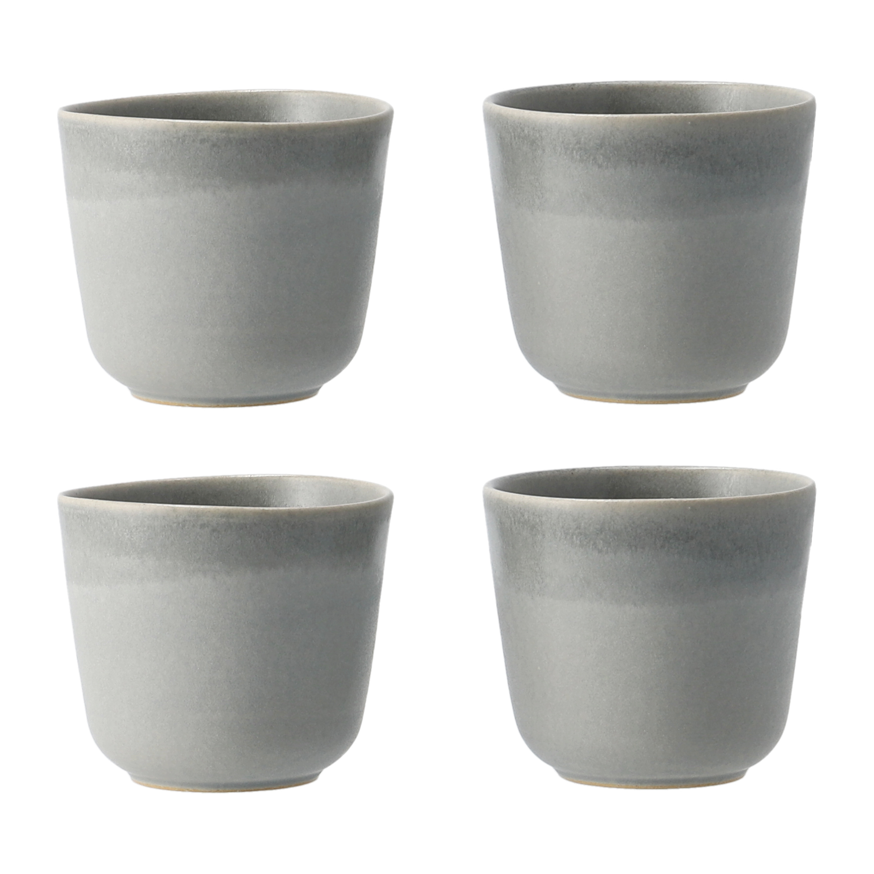 4 Tazas Morgon gris gris