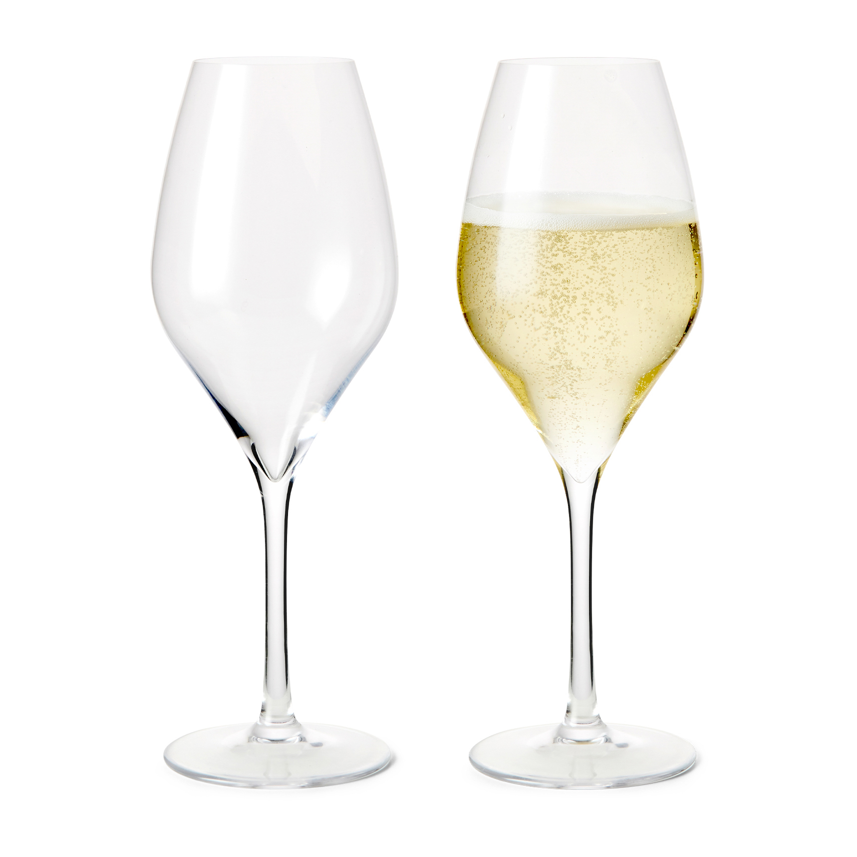 2 Copas de champagne Premium 37 cl transparente