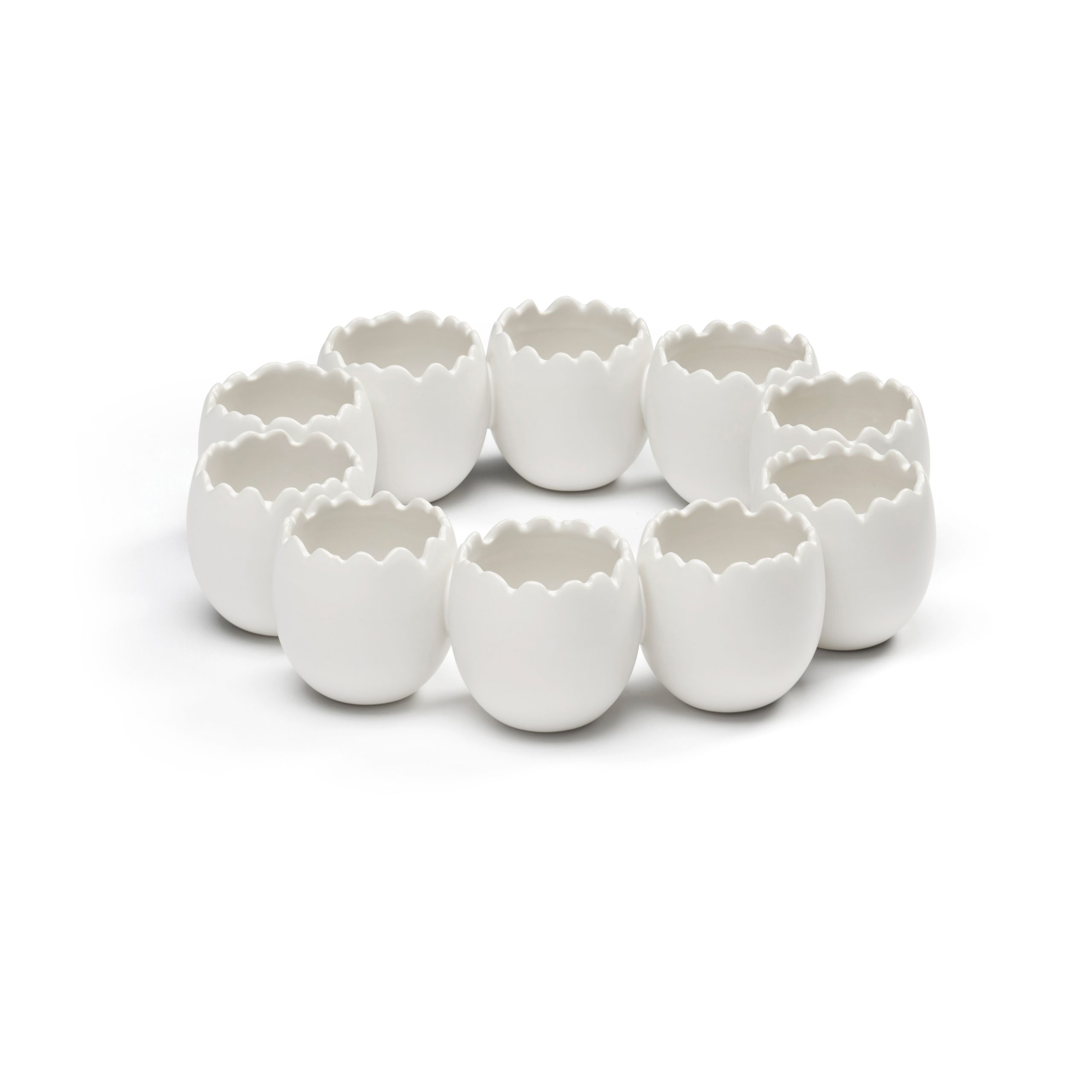 Adorno de Pascua Easter wreath White