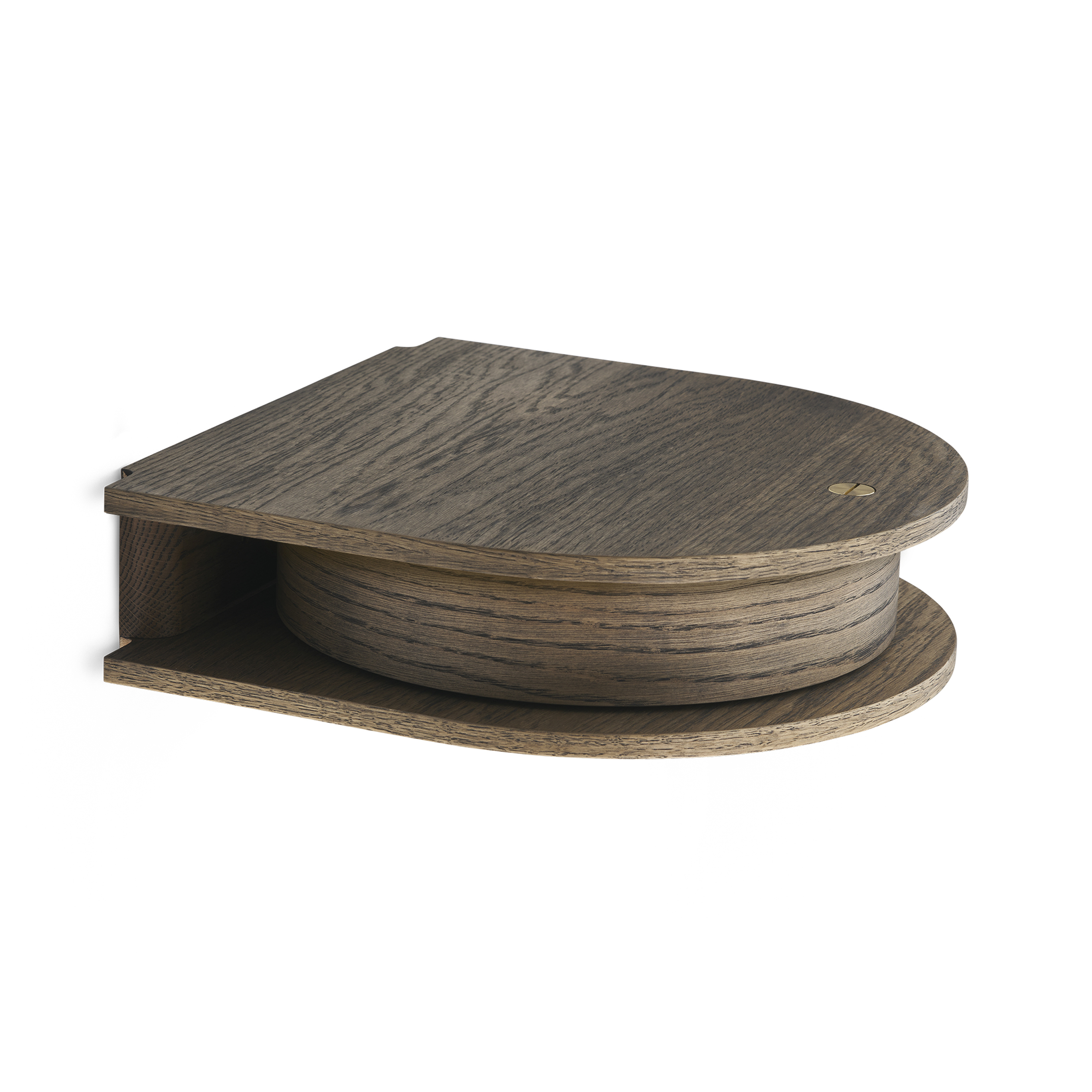 Caja colgante Valet small Smoked oak