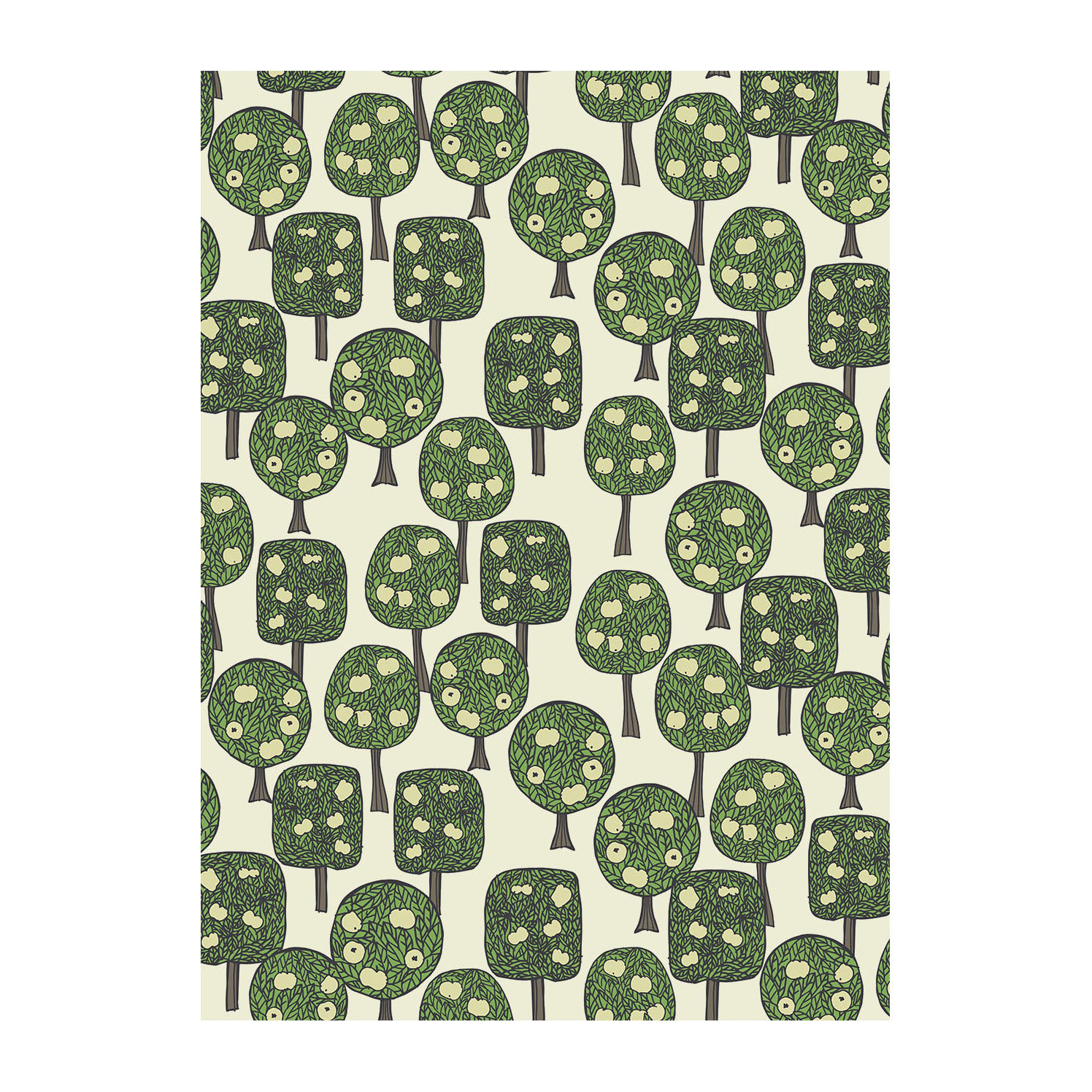 Tela Äppelskogen Verde claro