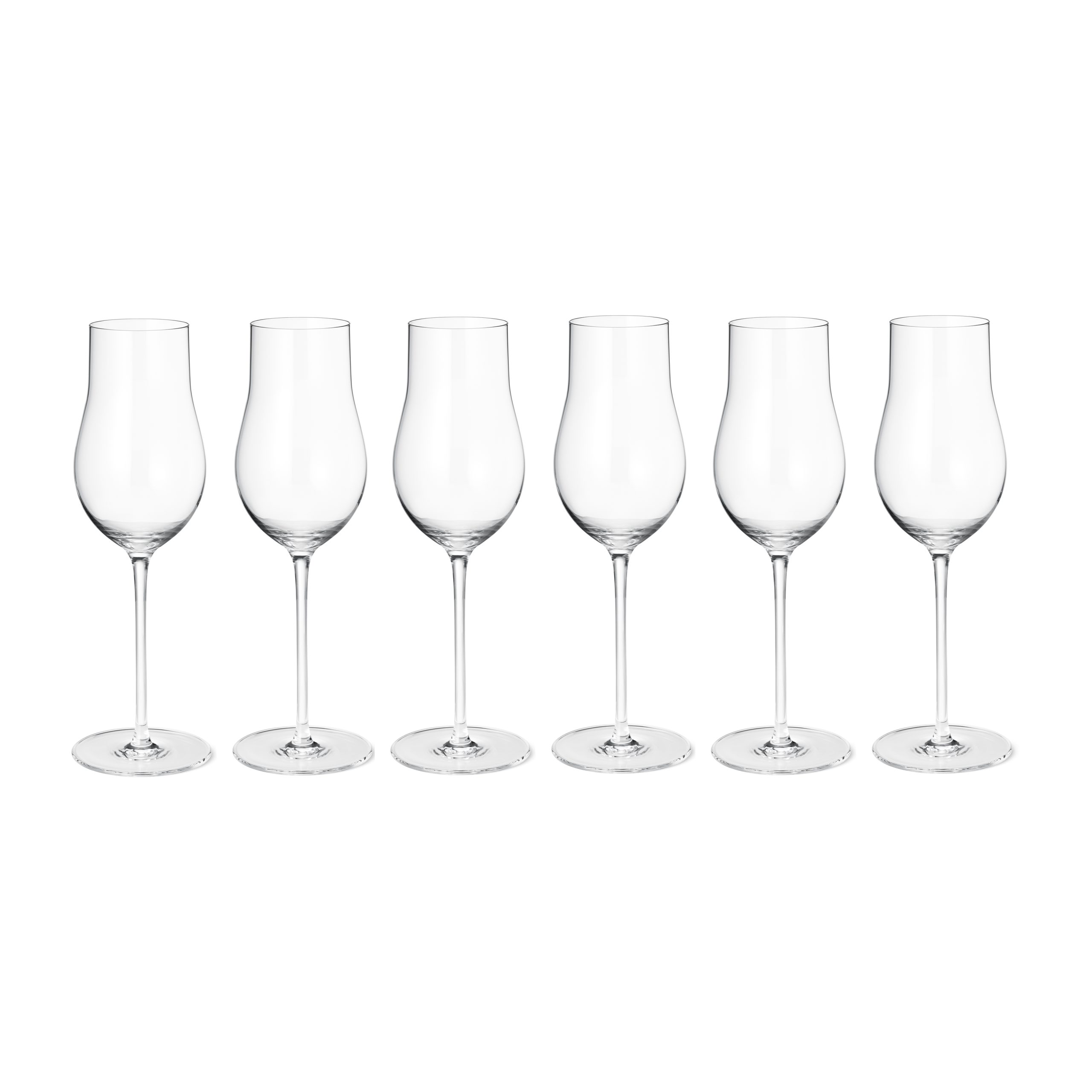 6 Copas de champán Sky 25 cl Transparente