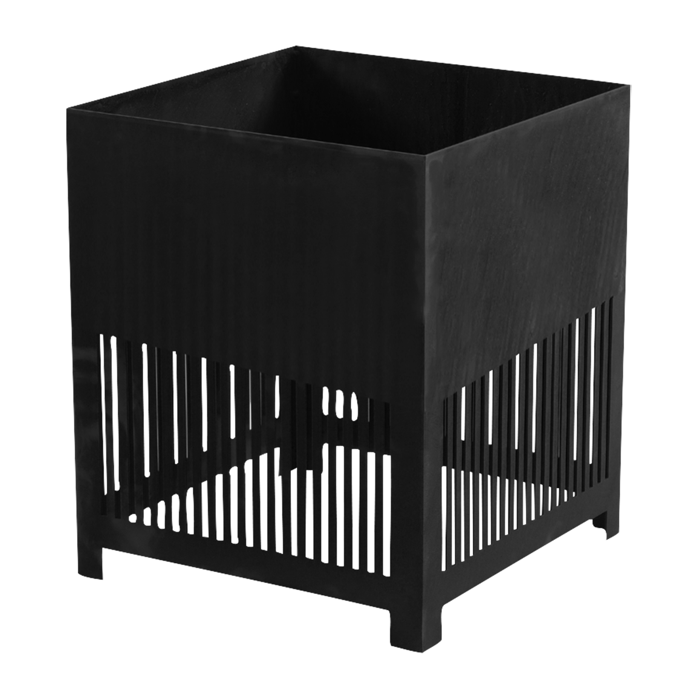 Lámpara de pie/maceta Falsterbo 40 cm Corten negro