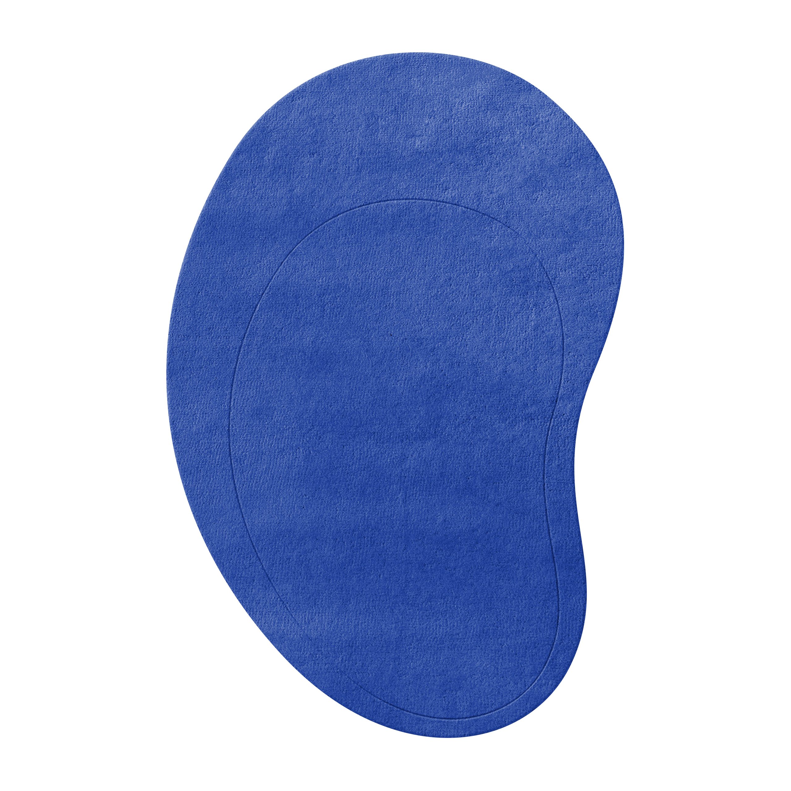 Alfombra de lana Residue Cobolt, 180x270 cm