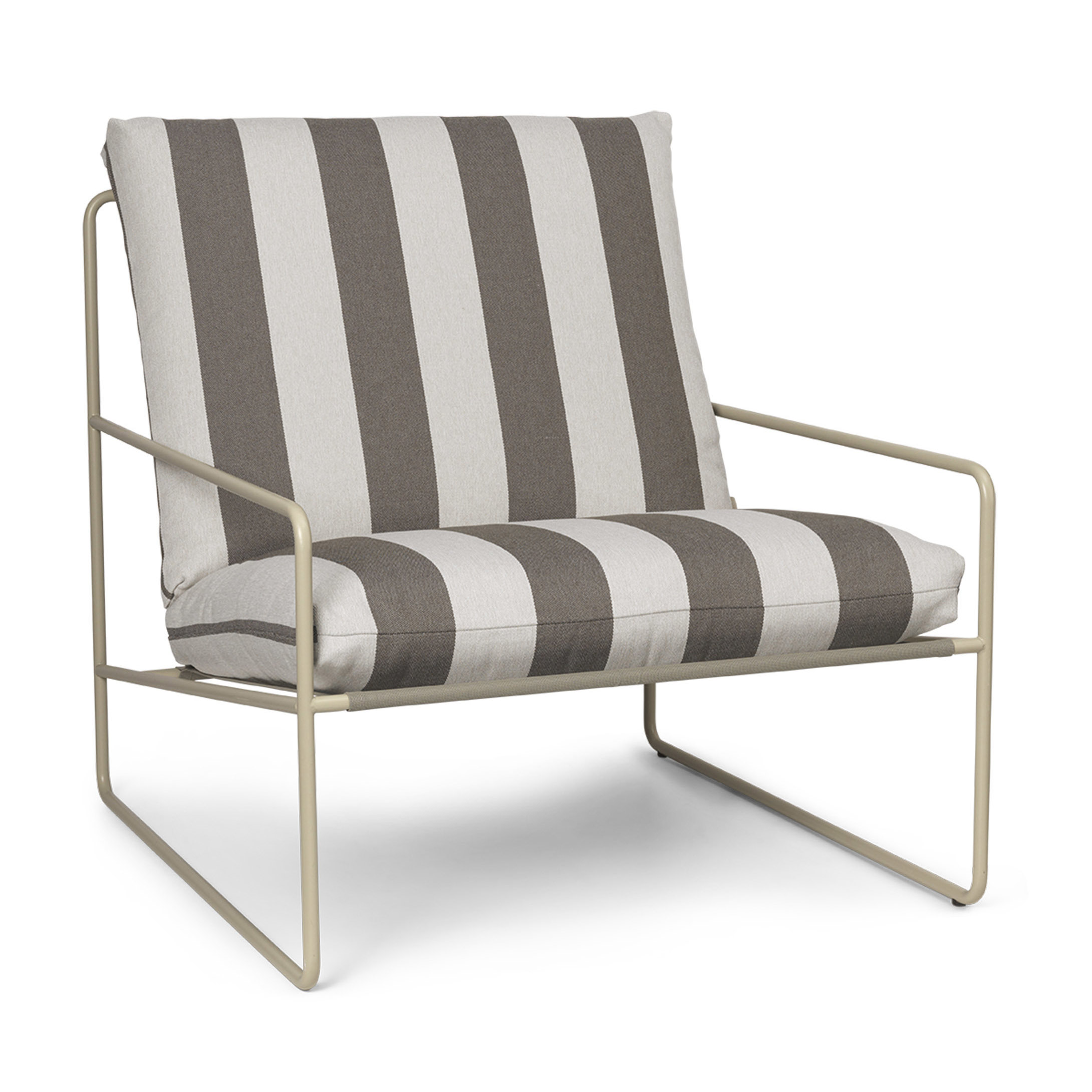 Sillón Desert Cash stripe-chocolate