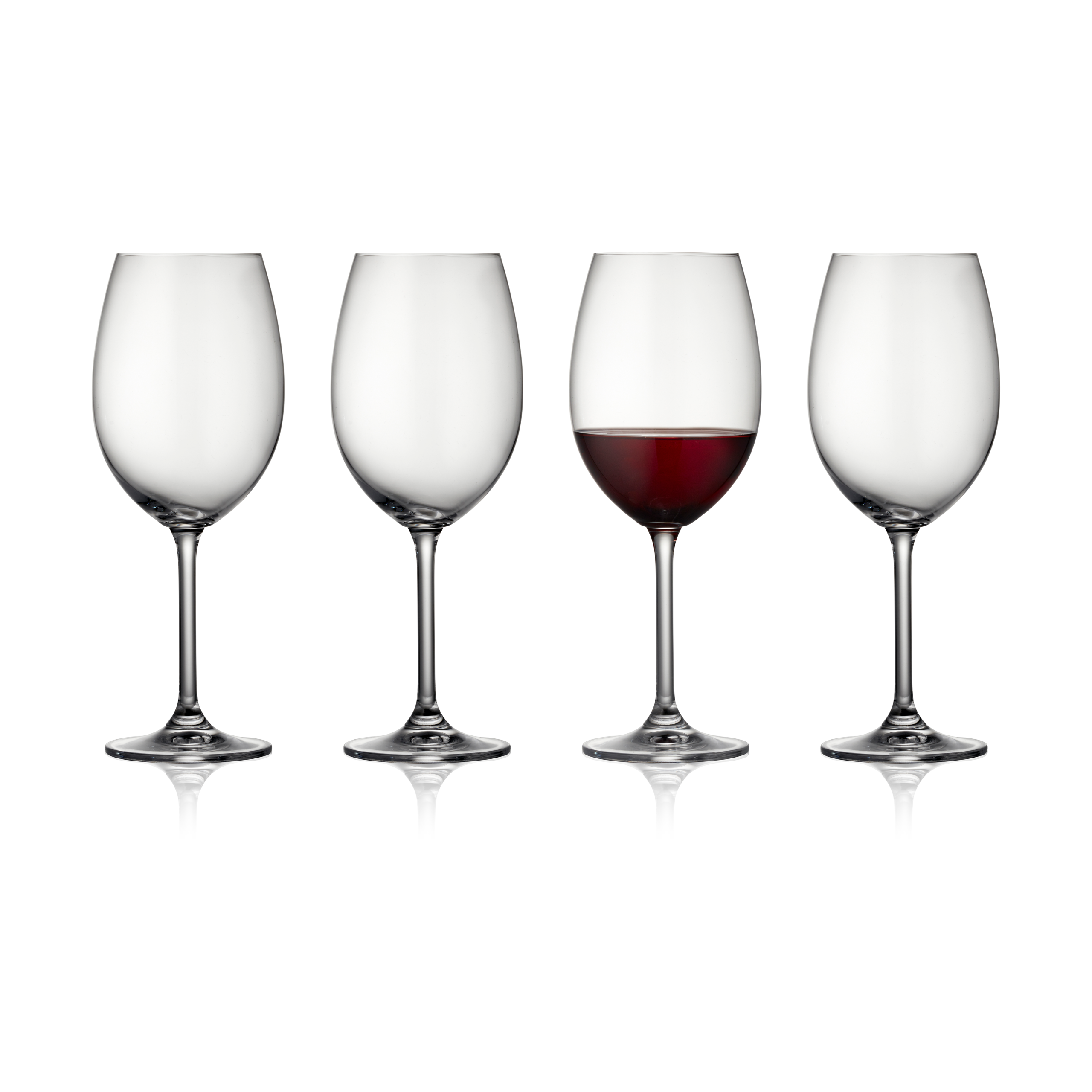 4 Copas de vino tinto Clarity 45 cl Clear