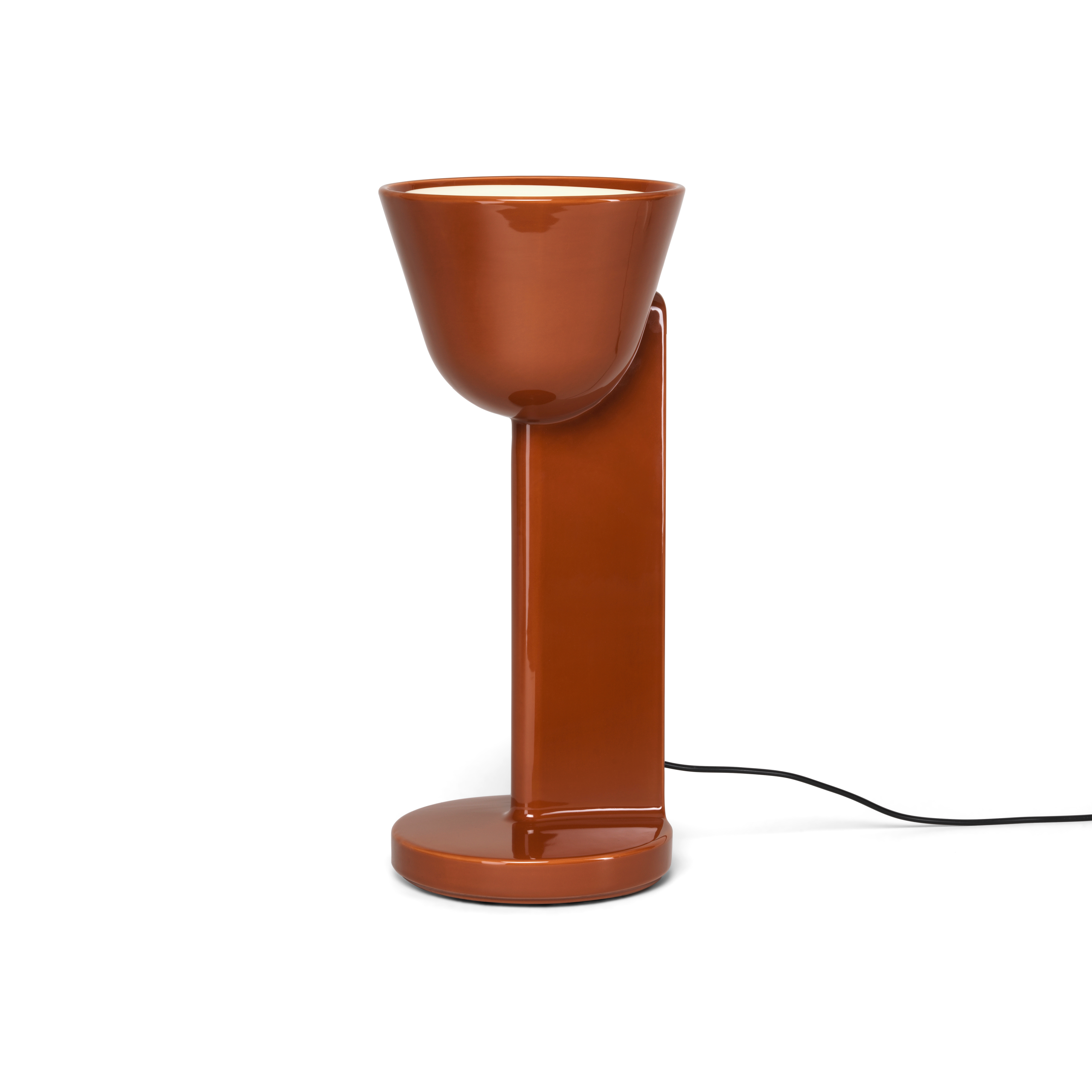 Lámpara de mesa Céramique Up Rust red