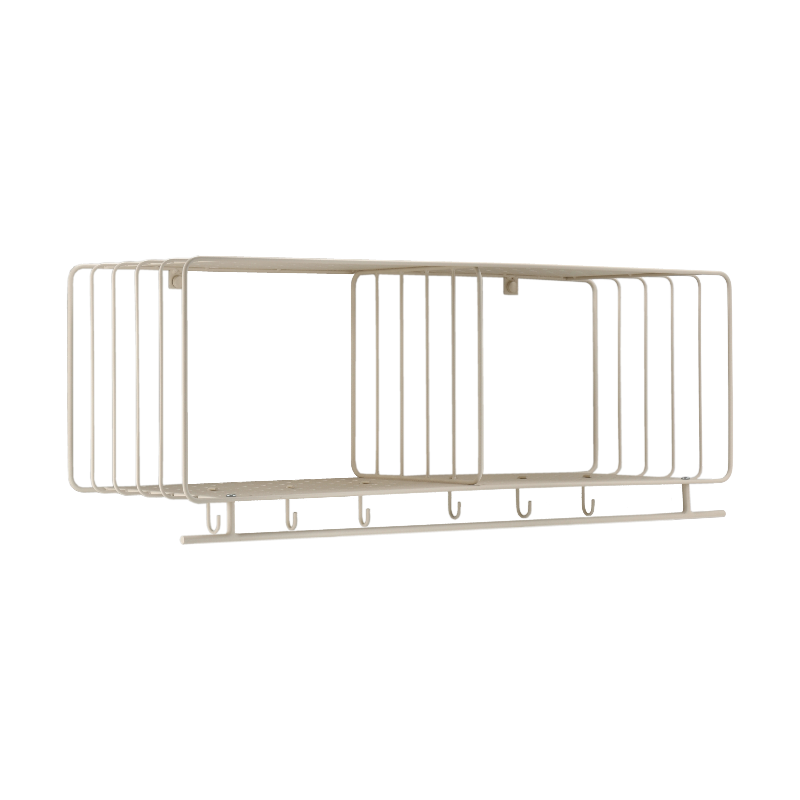 Estante perchero Nod 90 cm Beige