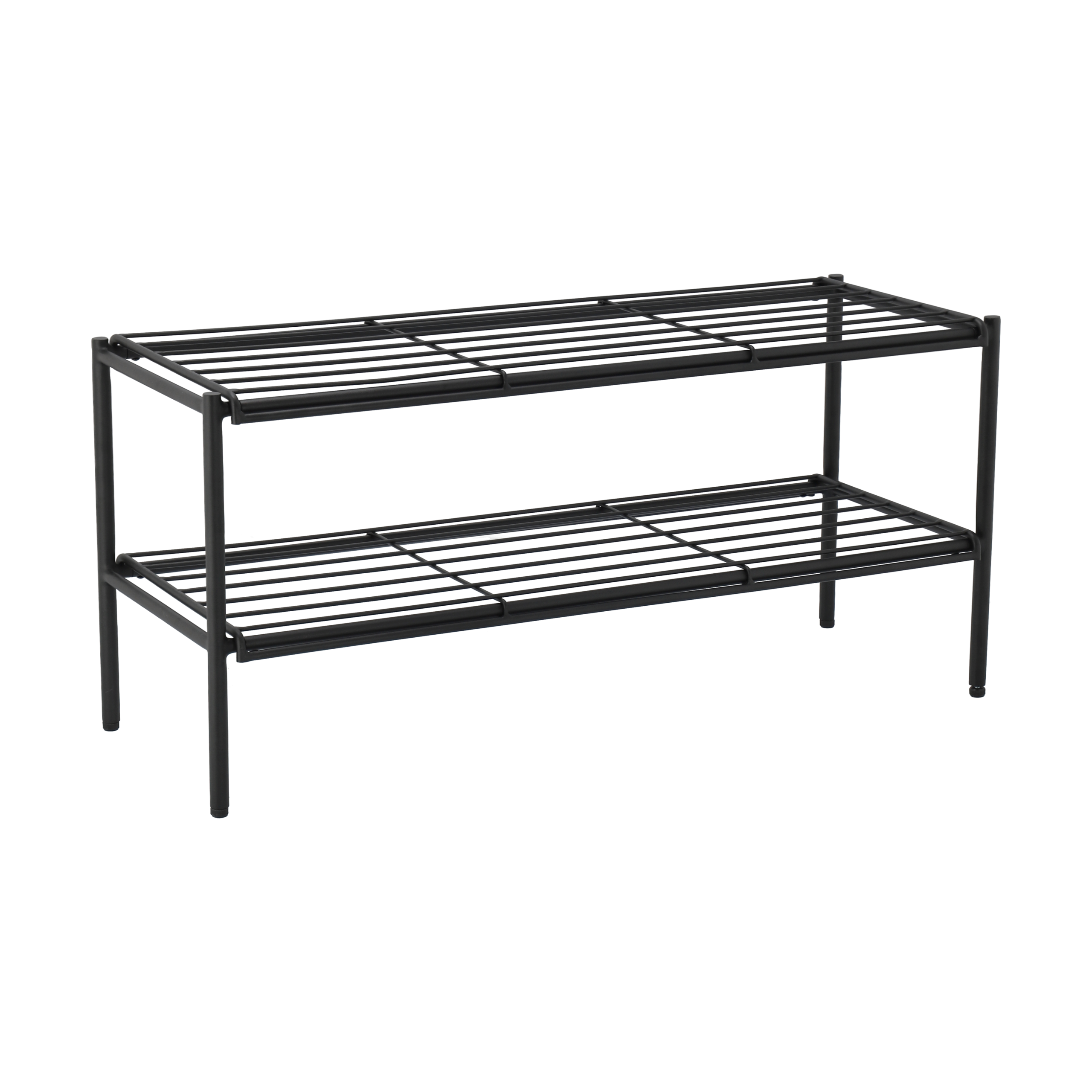 Estante zapatero Nod 80x30x37 cm Black