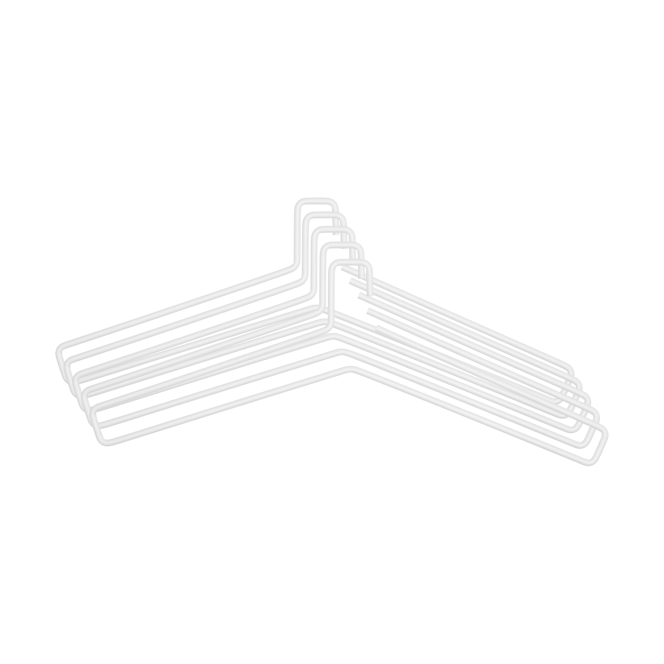 5 Perchas Edge White