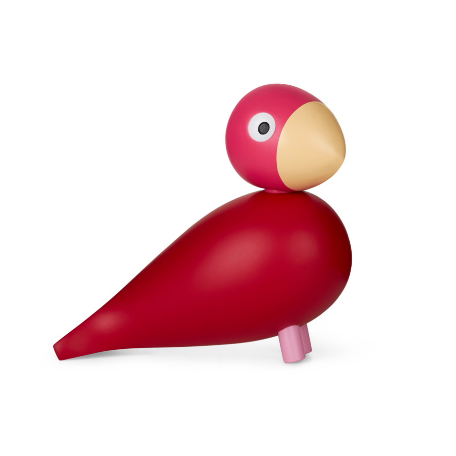 Figura Kay Bojesen Year Bird 2024 pájaro cantor Flora Rosa